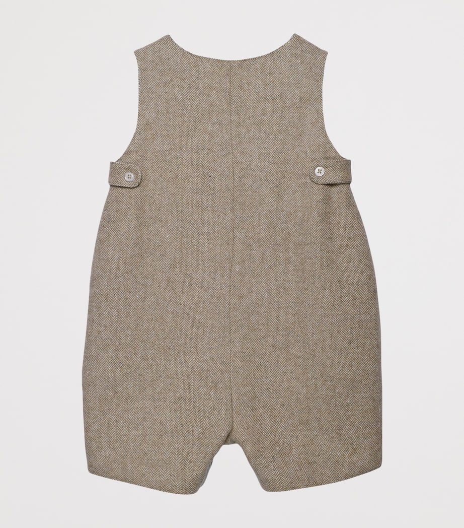 Guardsman Archie Romper (2-4 Years) BROWN HERRINGBONE Image 2