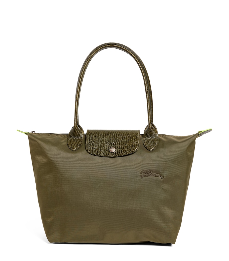 Longchamp Medium Le Pliage Green Tote Bag Forest Image 1