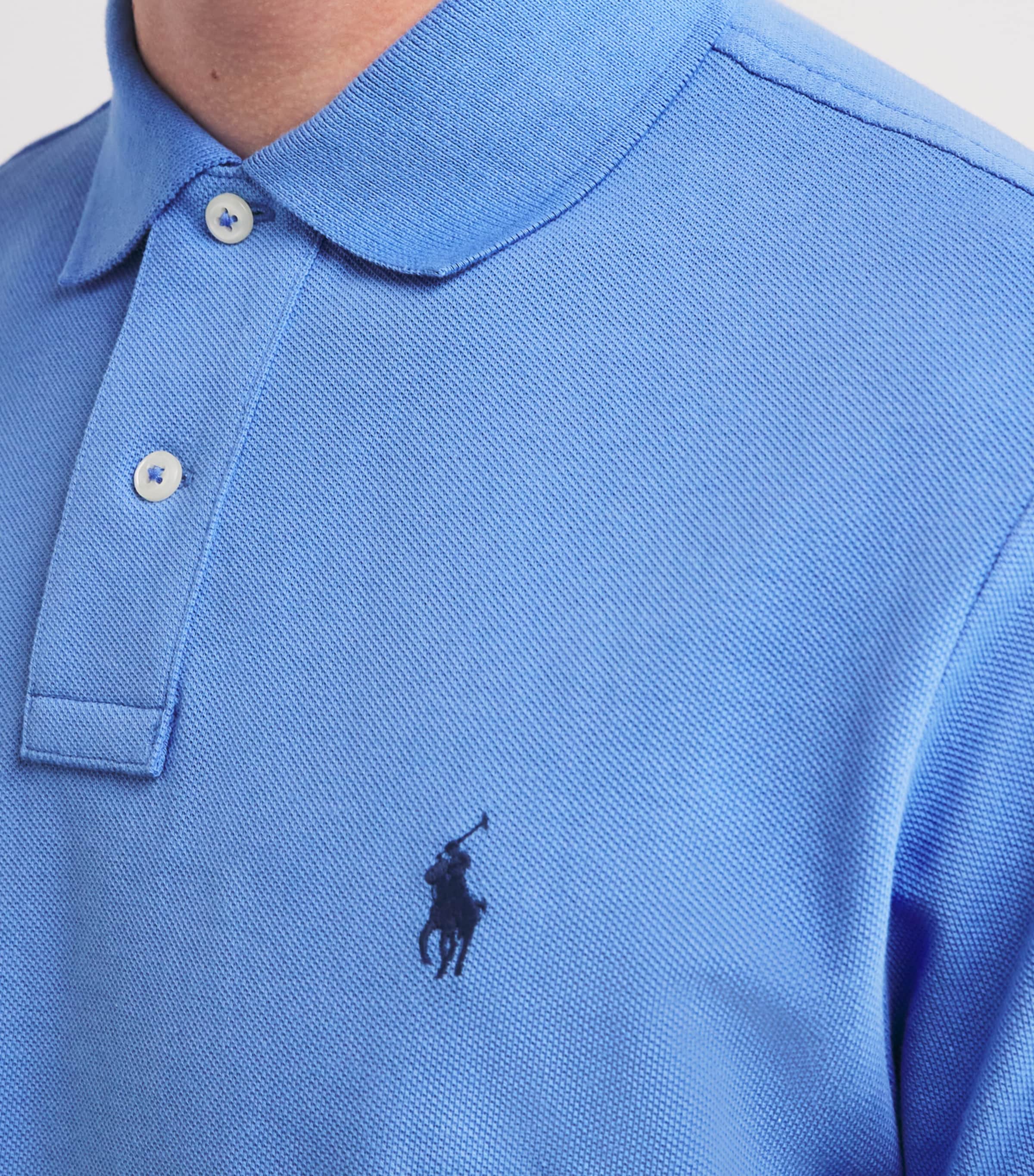 Polo Ralph Lauren Mens Polo Pony Polo Shirt Harbour Island Blue Image 6