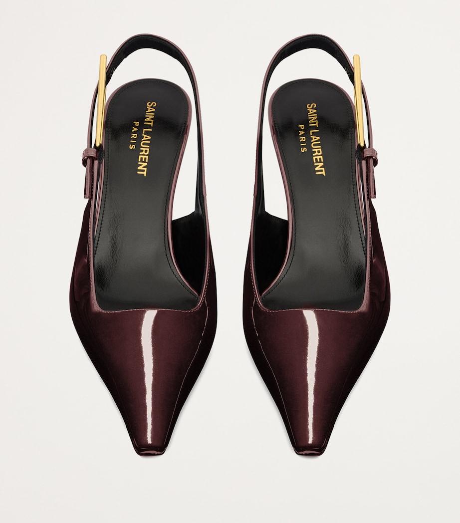 Patent Leather Lee Slingback Pumps 75 2226 Image 3