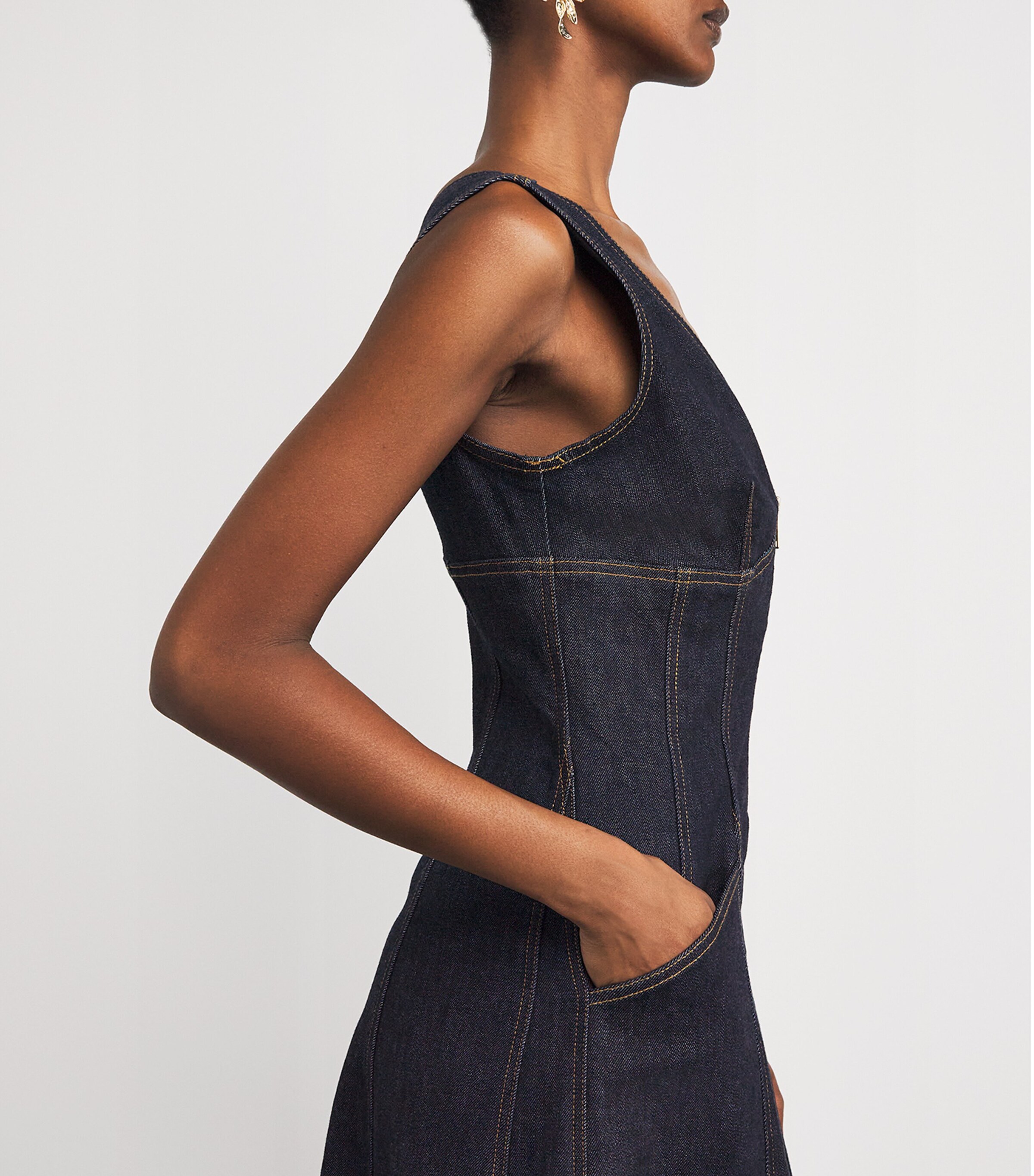 Self-Portrait Denim V-Neck Midi Dress | Holiday Shop | Womens | Summer dresses | Women Clothing | Dresses | Midi Dresses | Designers | Self Portrait Self-Portrait Denim V-Neck Midi Dress | Holiday Shop | Womens | Summer dresses | Women Clothing | Dresses | Midi Dresses | Designers | Self Portrait