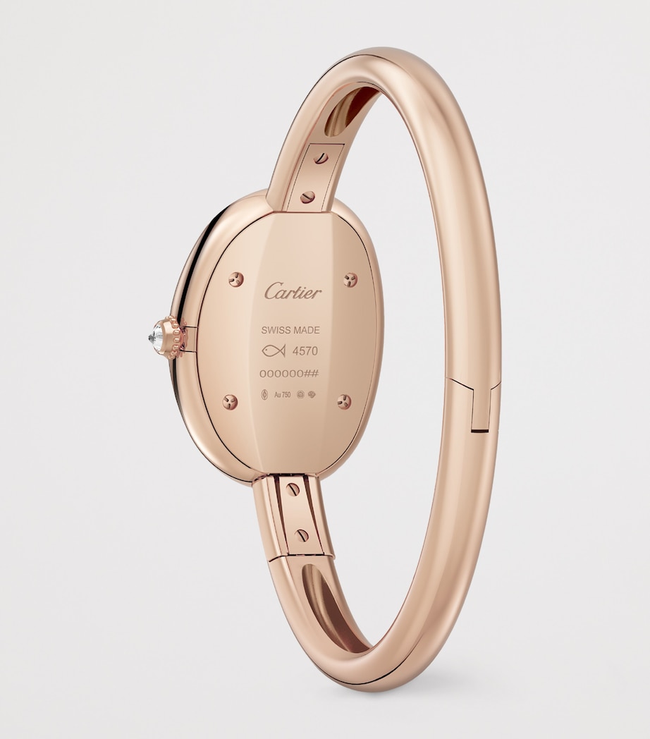 Cartier Small Rose Gold and Diamond Baignoire de Cartier Watch 23.1mm (Size 17) Rose Gold Image 4