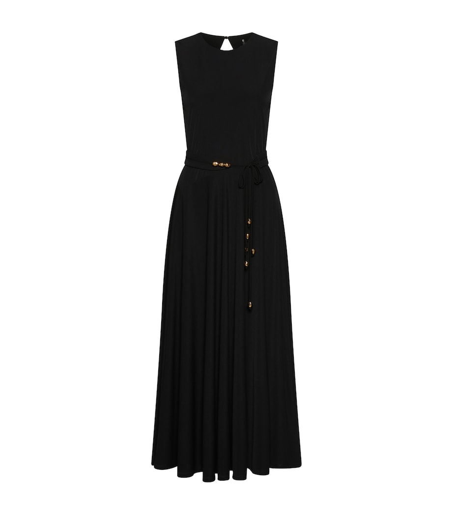 Marella Womens Jersey Embellished Maxi Dress Black Image 1