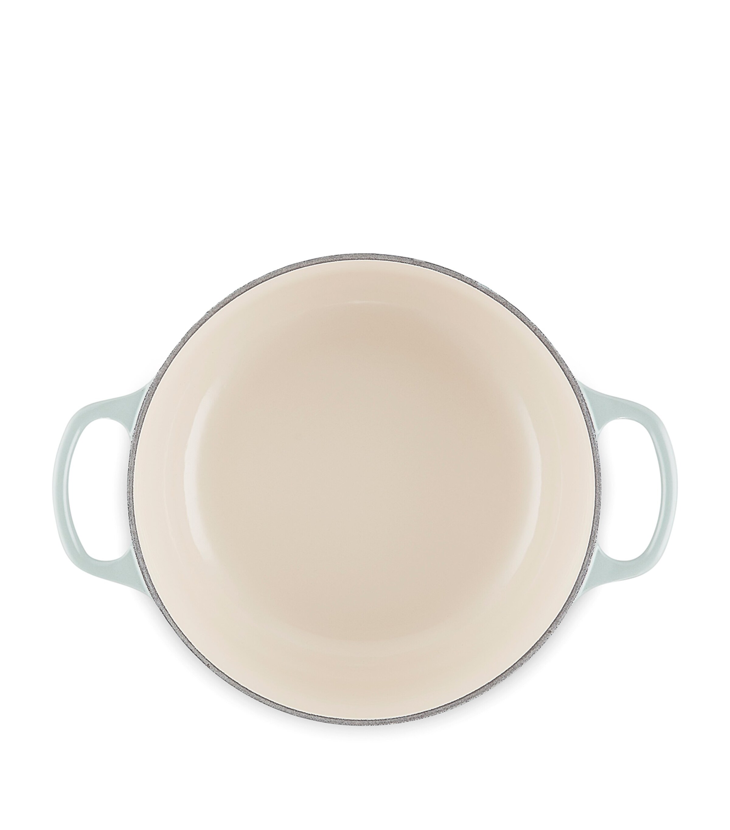 Cast Iron Round Casserole Dish (20cm) SEA SALT Image 4