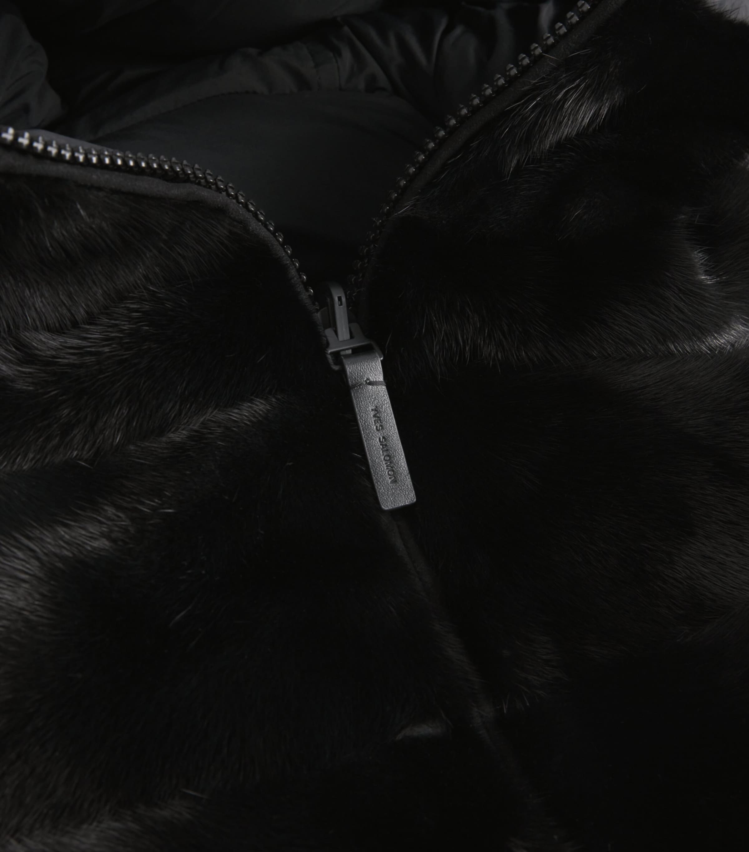 Down Mink Fur-Blend Reversible Jacket C99 Image 5