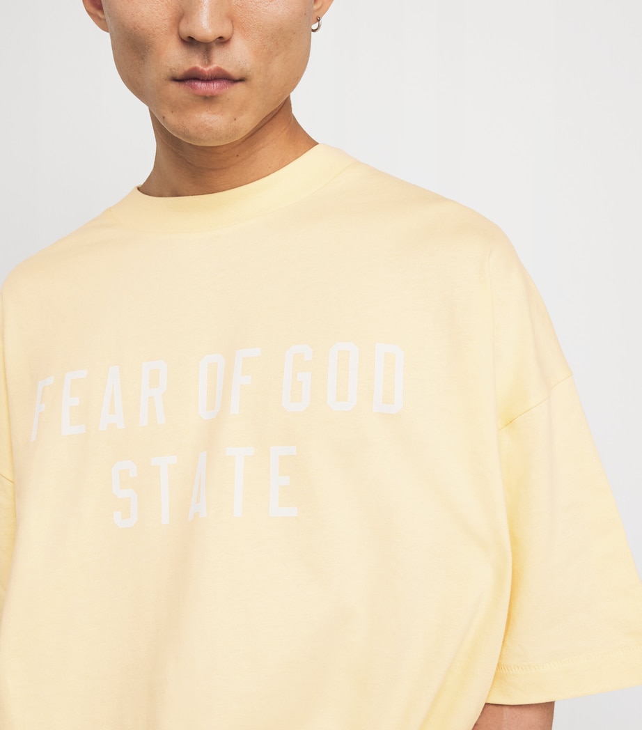 Cotton State T-Shirt GARDEN YELLOW Image 6