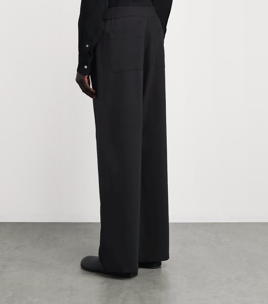 Wool Elasticated Trousers NOIR/001 Image 4