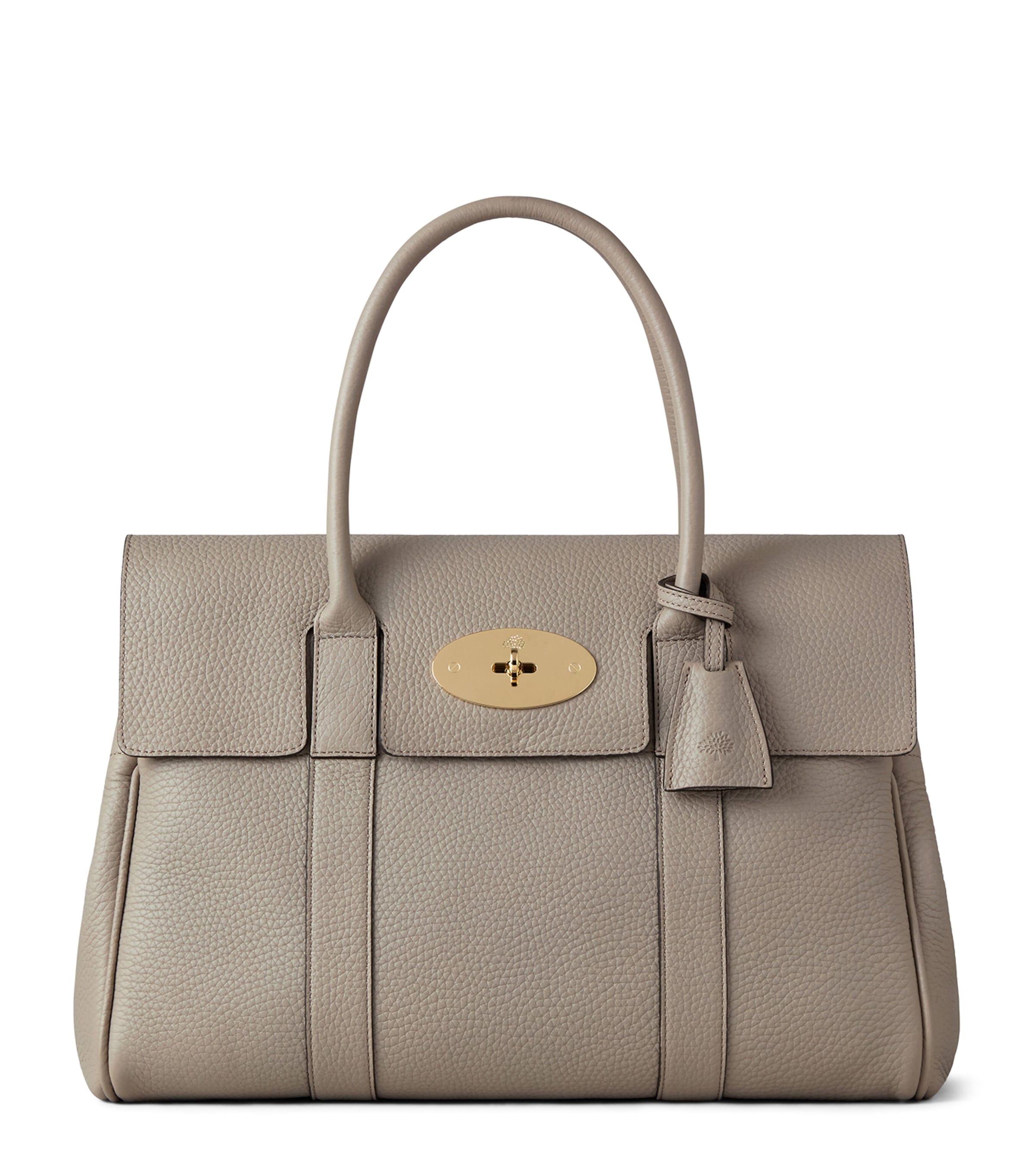 Leather Bayswater Shoulder Bag CASHMERE TAUPE Image 1