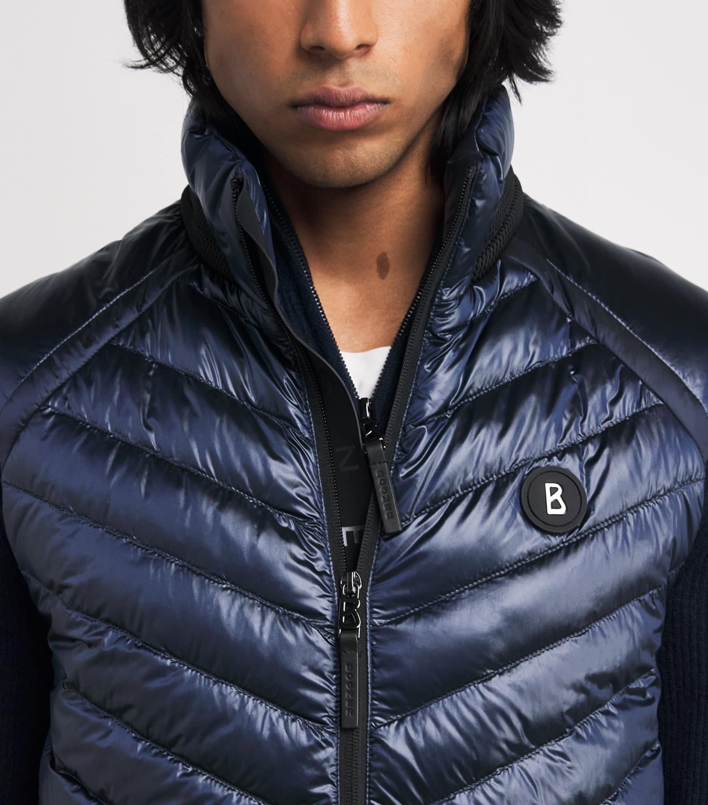 Down Lasse Gilet 413-ELECTRIC BLUE Image 6
