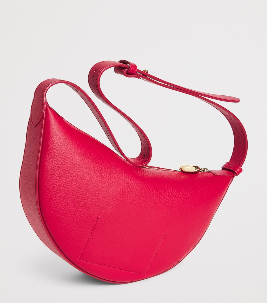 Joseph Leather Bean Shoulder Bag Garnet Image 3