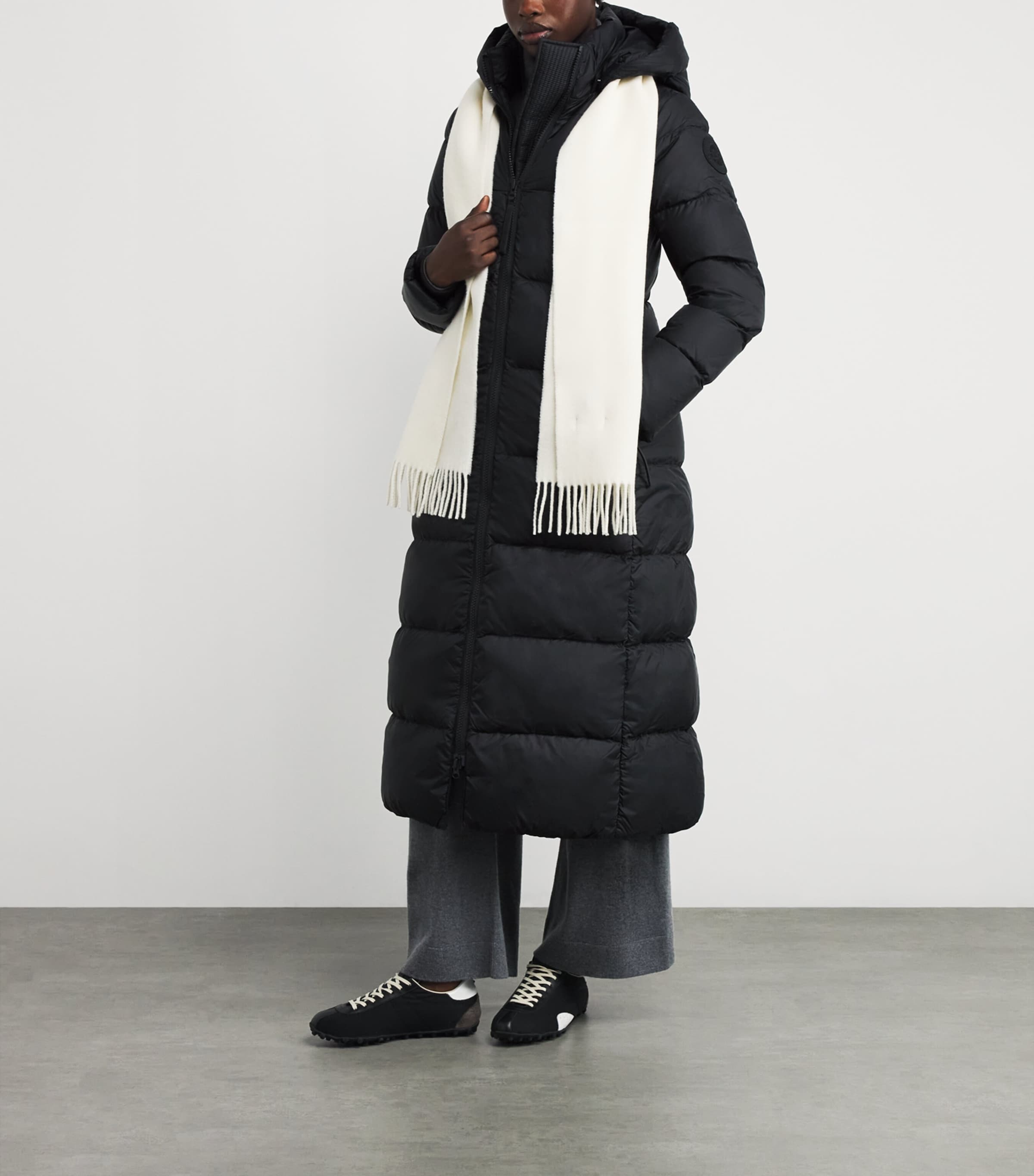 Down Mystique Parka Coat 9061BLACK - NOIR Image 2