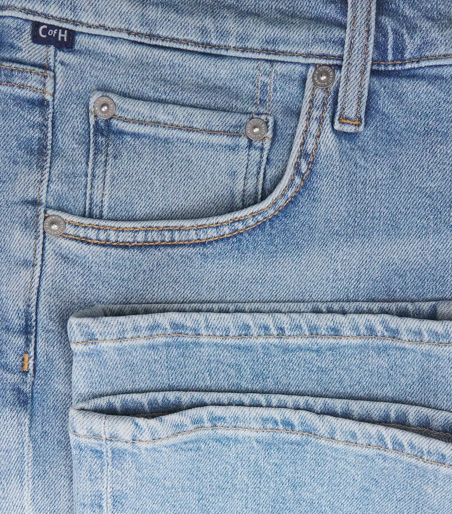 Citizens of Humanity Mens Gage Perform Straight Jeans Light Wash Image 6