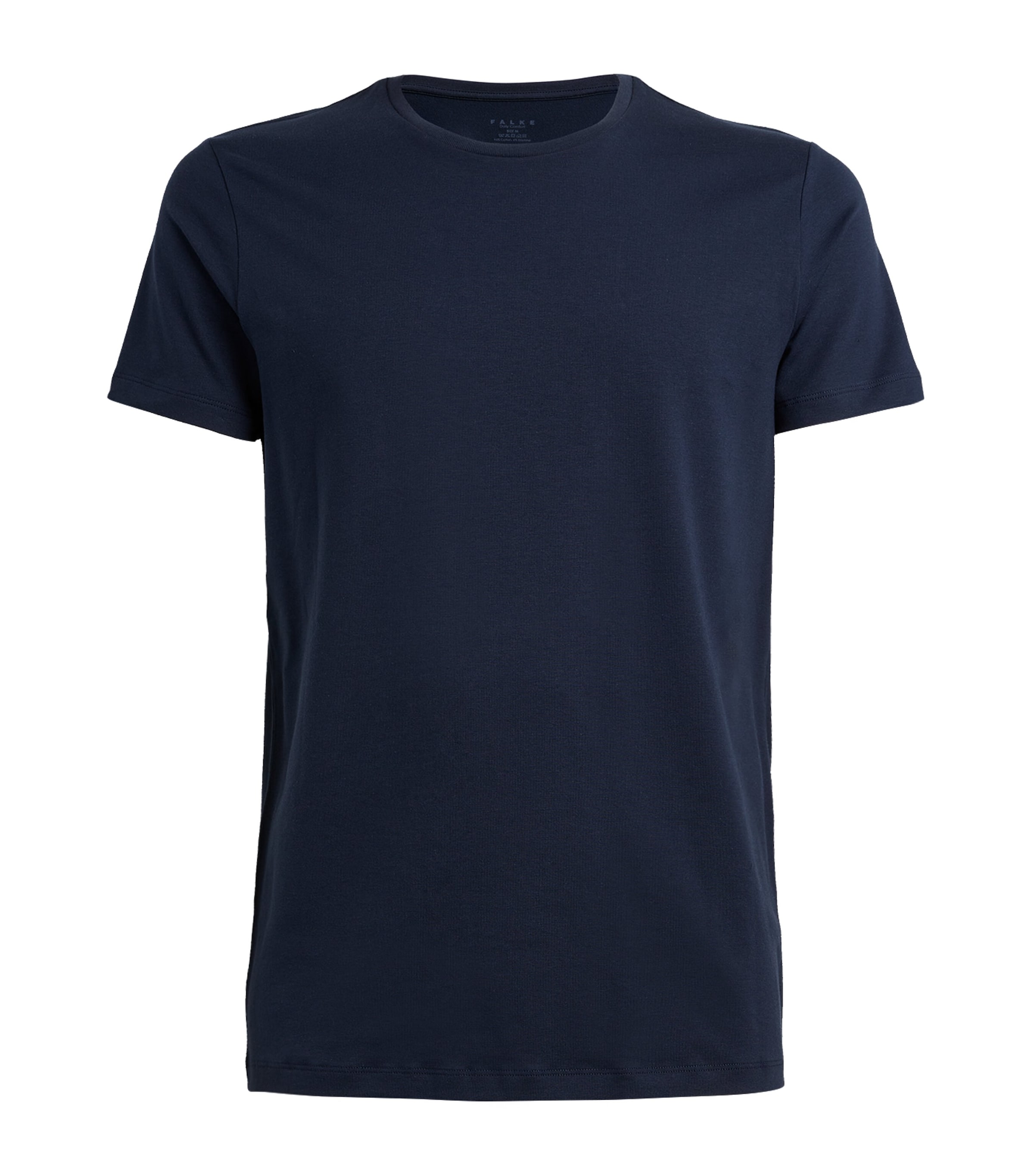 Falke Daily Comfort T-shirts In Navy