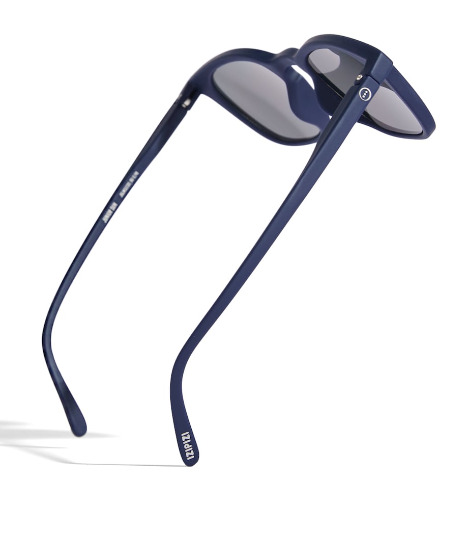 Round Sunglasses NAVY BLUE SOFT GREY Image 3