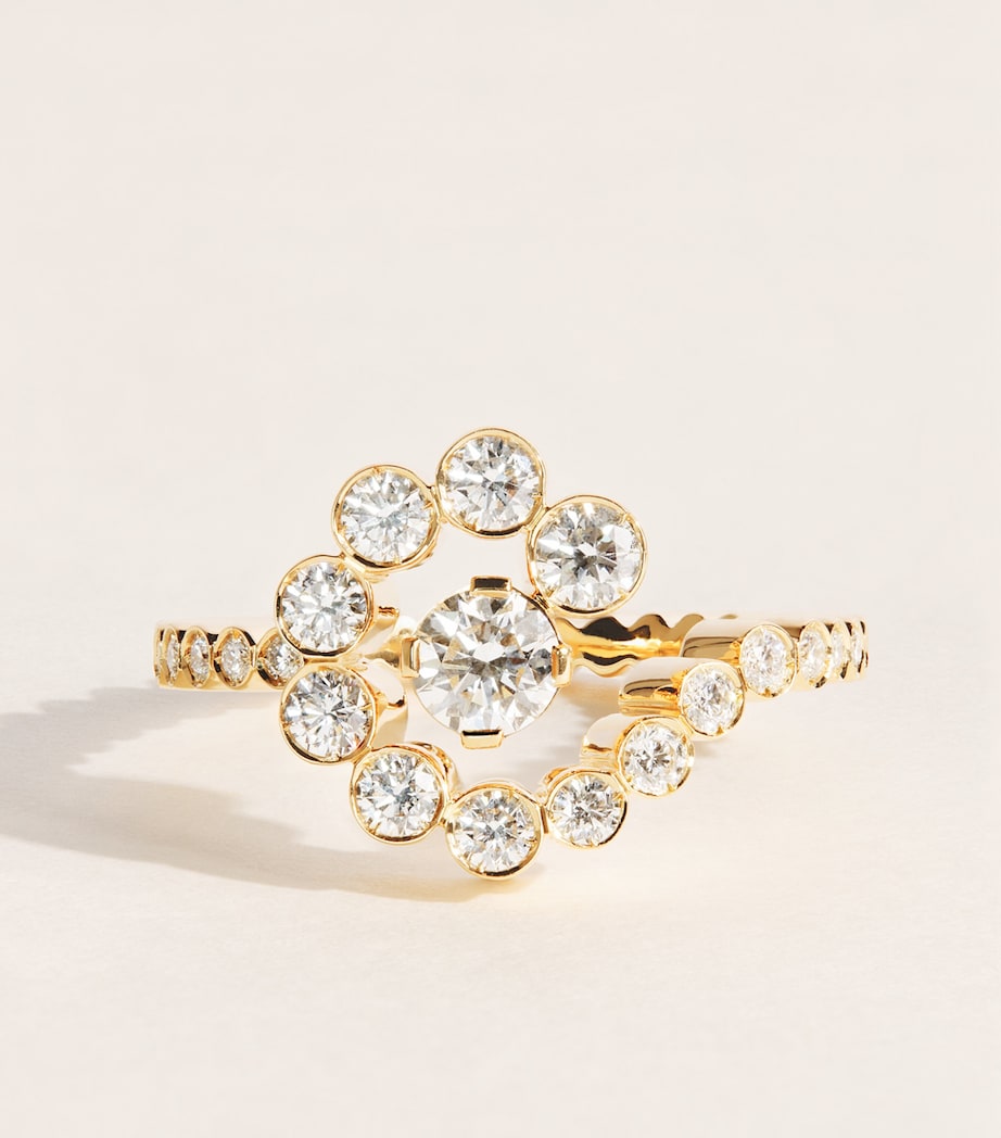 Sophie Bille Brahe Yellow Gold and Diamond Classic Ring Yellow Gold Image 1