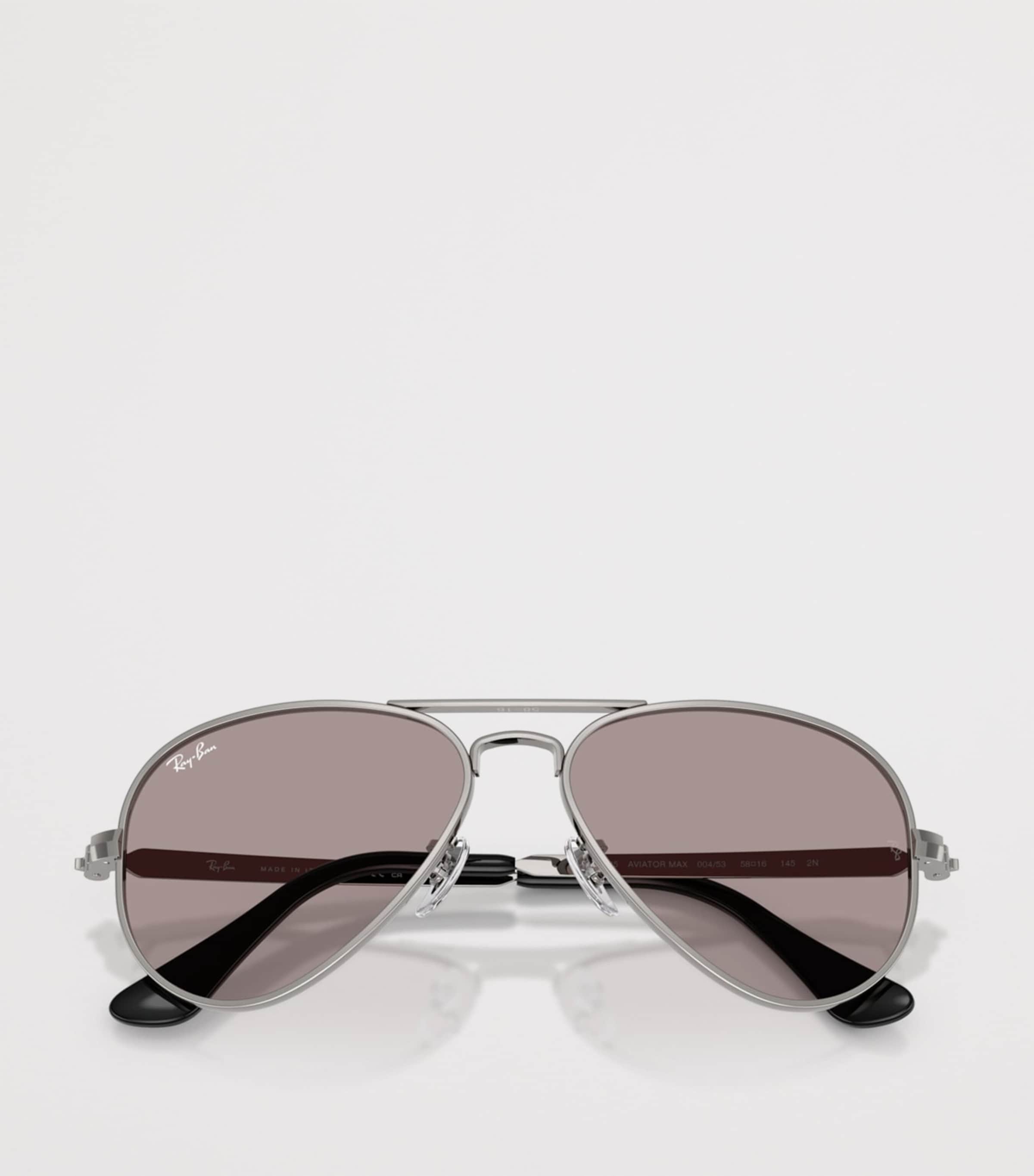 Ray-Ban Aviator Max Summer Capsule Pilot Sunglasses Grey Image 5
