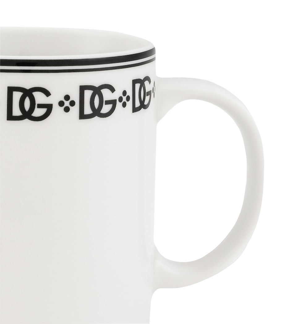 Porcelain DG Logo Mug U0082-DG LOGO BORDO Image 3