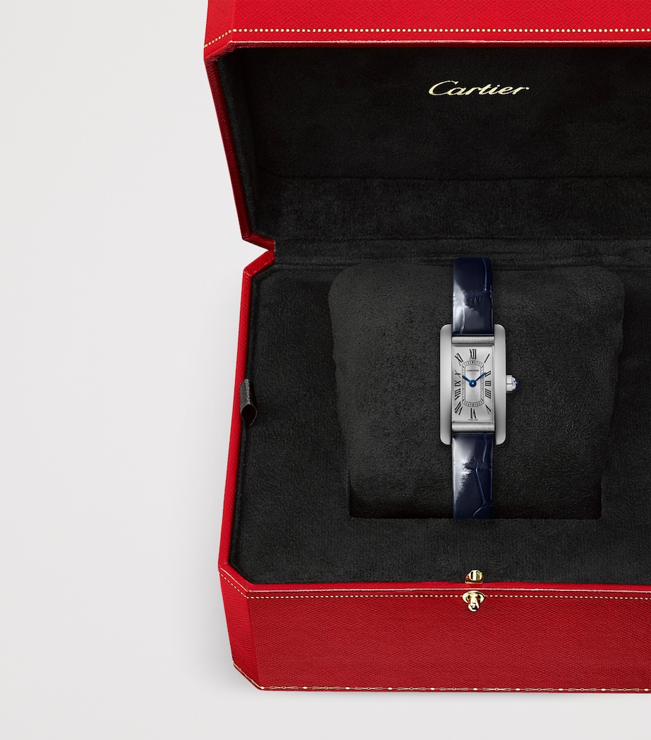 Cartier Mini Steel Tank Américaine Watch 15.2mm Silver Image 6