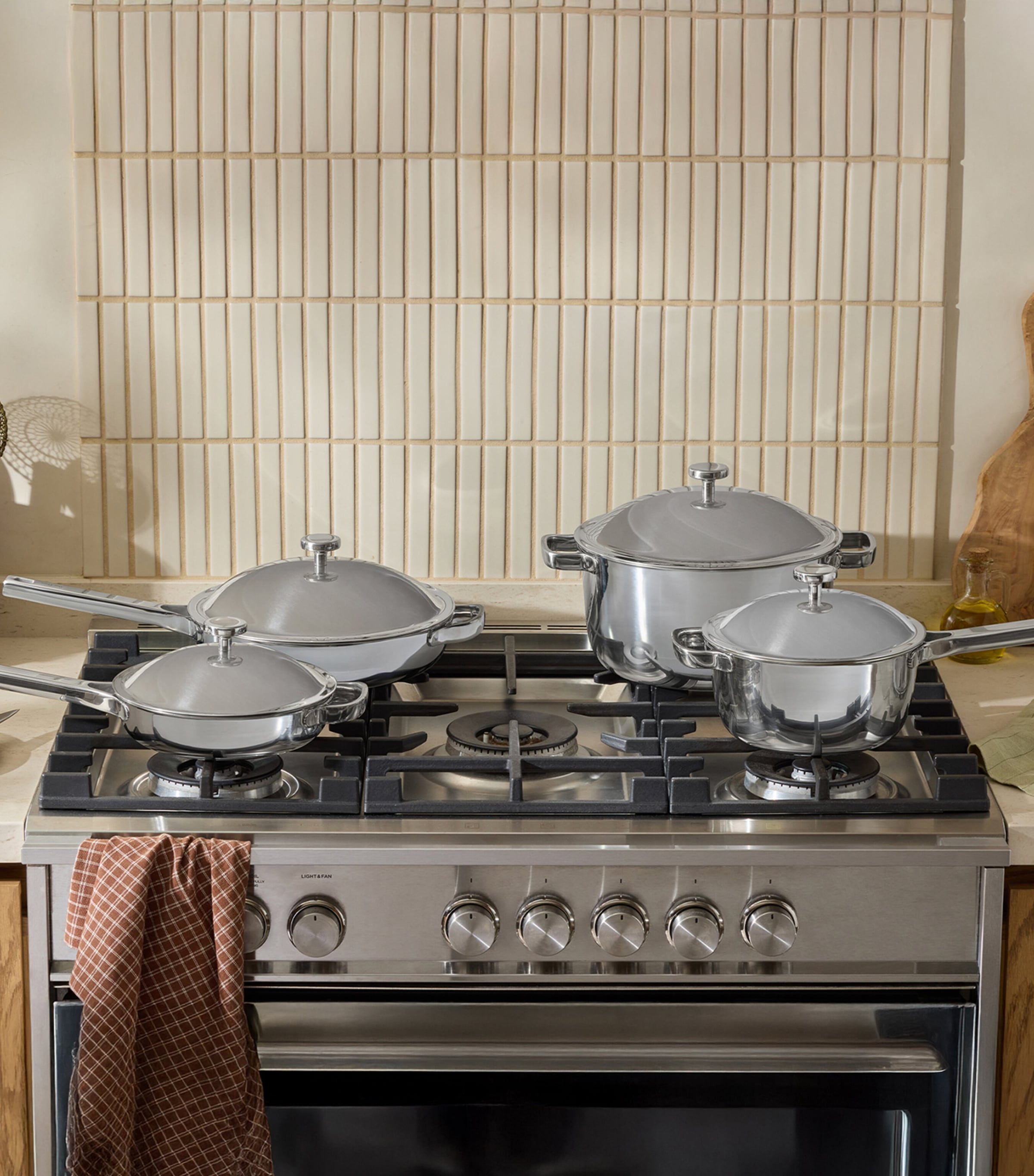 Set of 4 Titanium Always Pro Pans CHROME Image 2