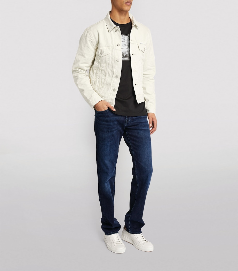 Straight Luxe Dark-Wash Jeans DARK BLUE Image 2