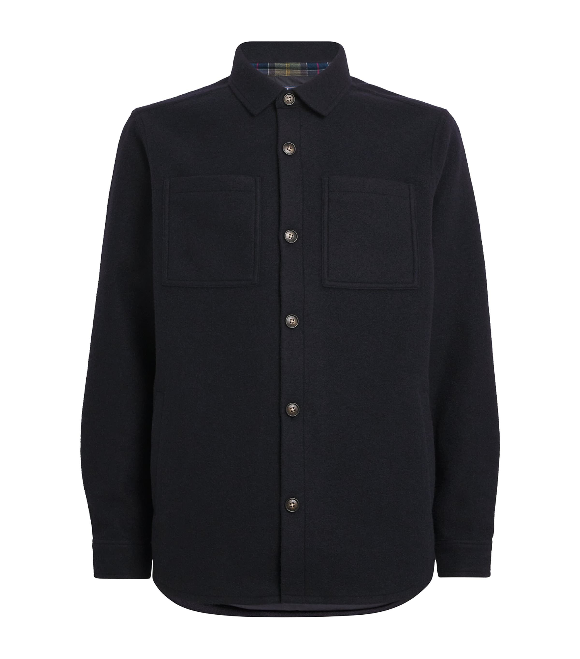 Barbour Tailored Marlow Overshirt In Blue