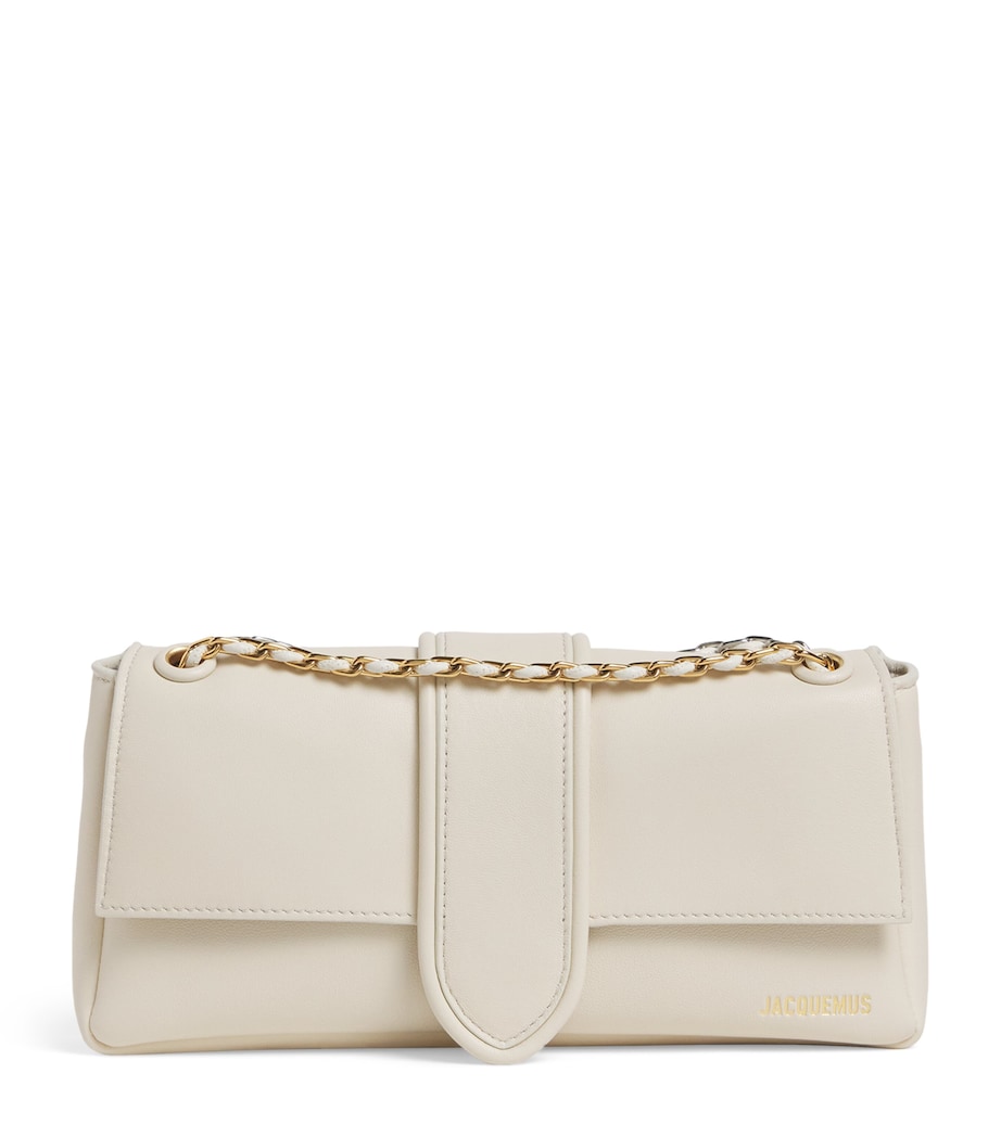 Jacquemus Leather Le Bambino Chaîne Shoulder Bag Light Ivory Image 1