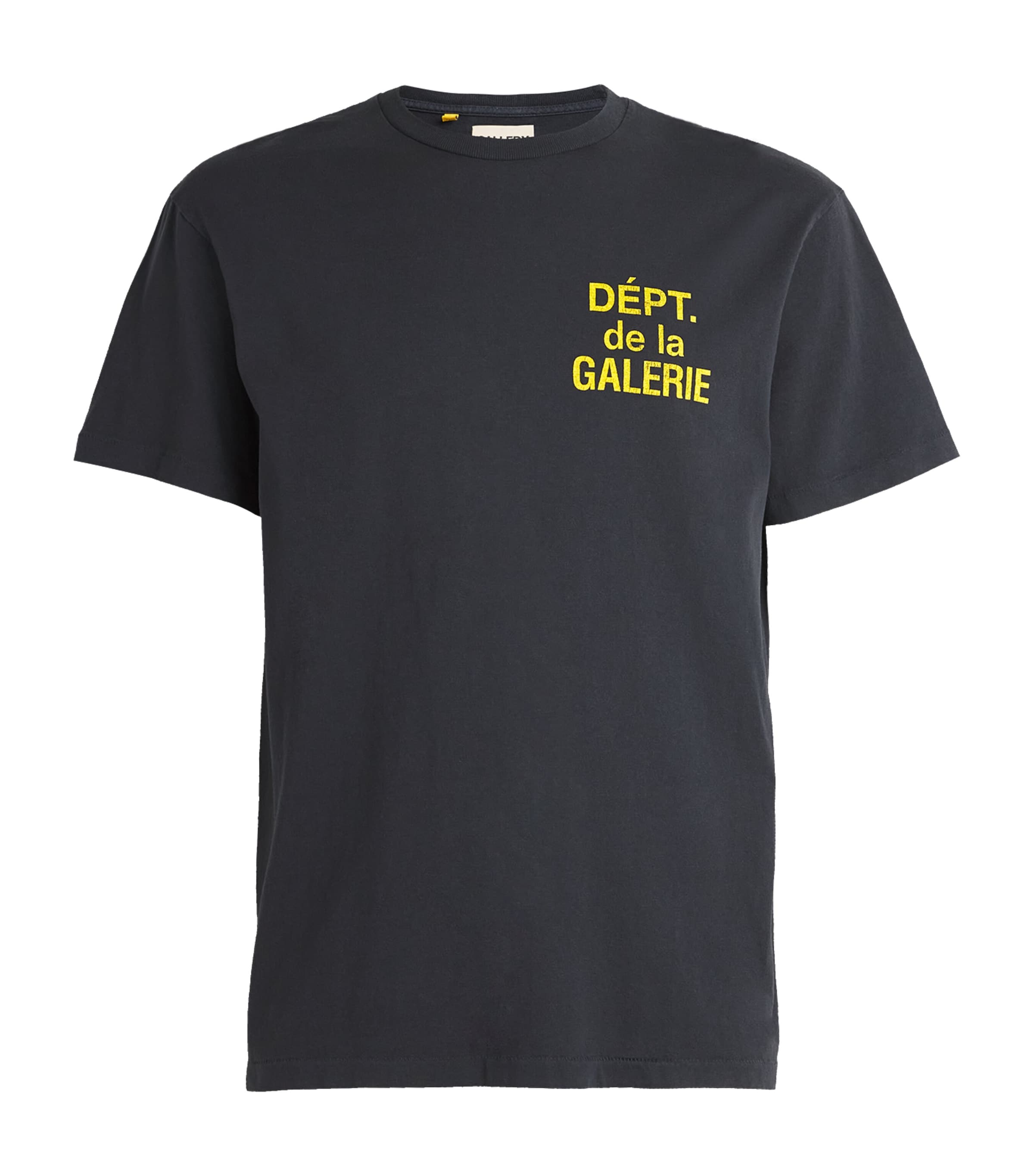 Gallery Dept. French Logo-print Cotton-jersey T-shirt In Black