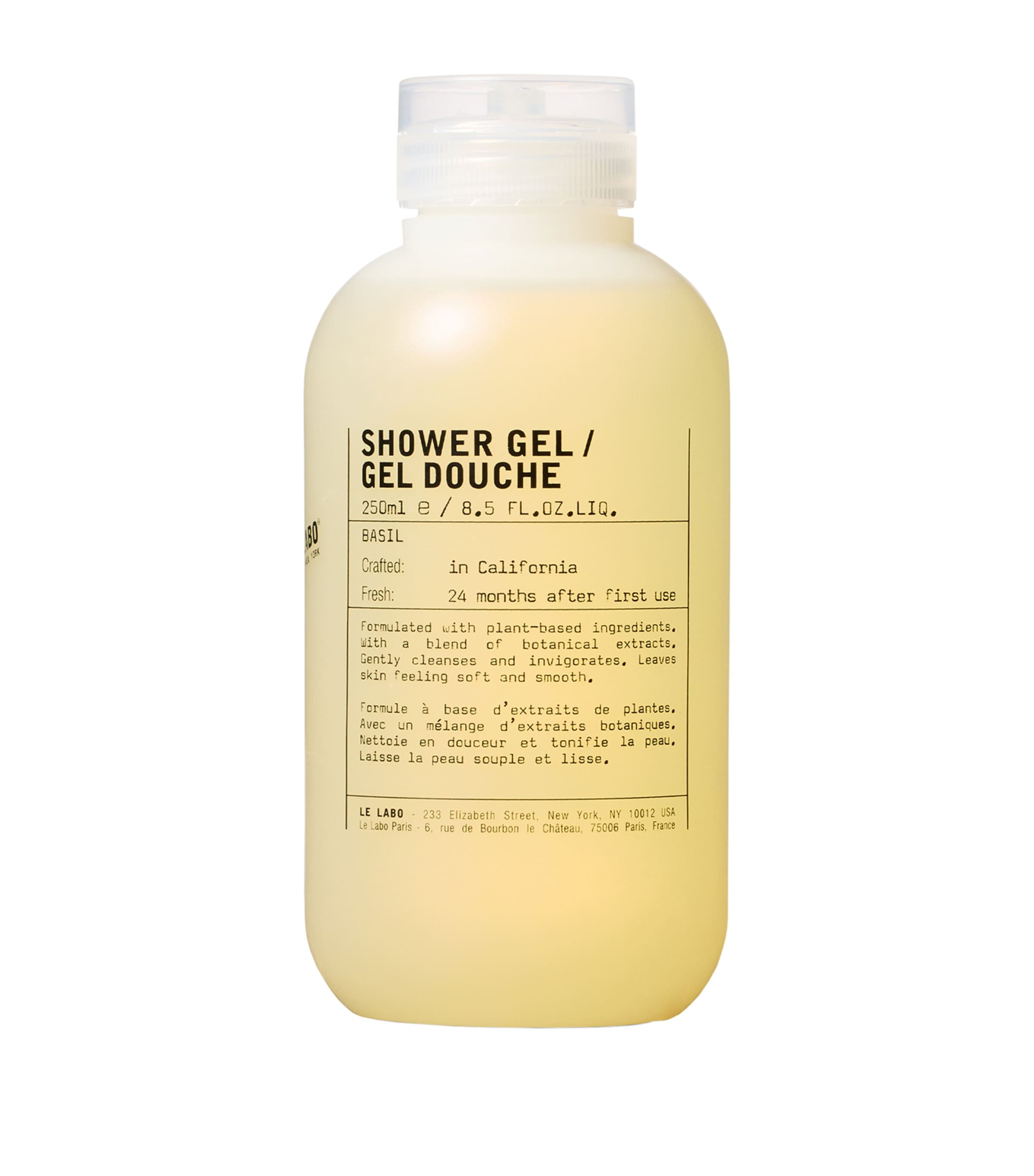 Basil Shower Gel (250ml) NO COLOUR Image 1