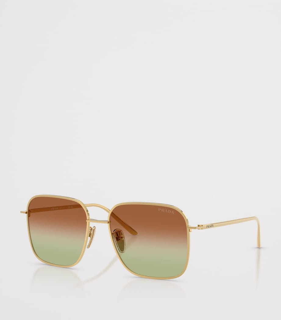 Metal PR C54SD Square Sunglasses 5AK70T Image 2