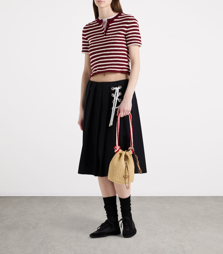 Bouclé Stripe Sweater F038I Image 2