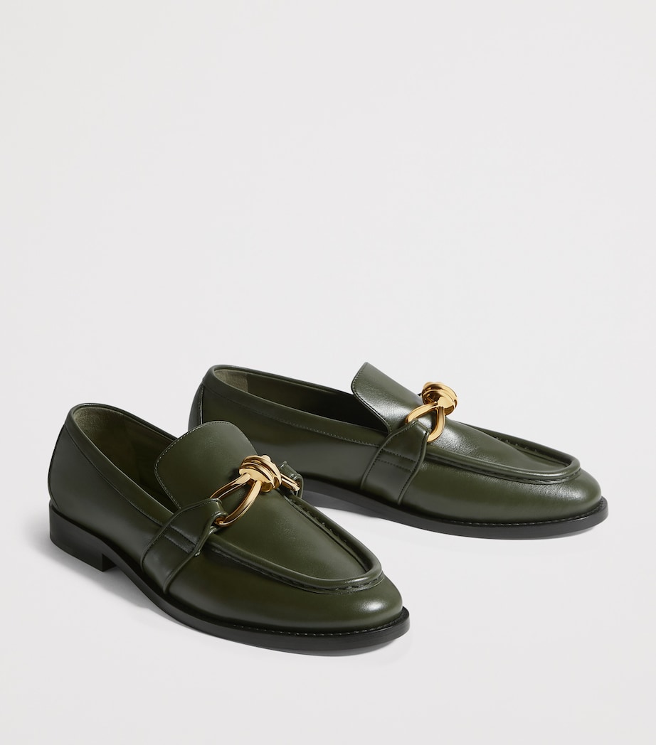 Bottega Veneta Leather Astaire Loafers Image 2