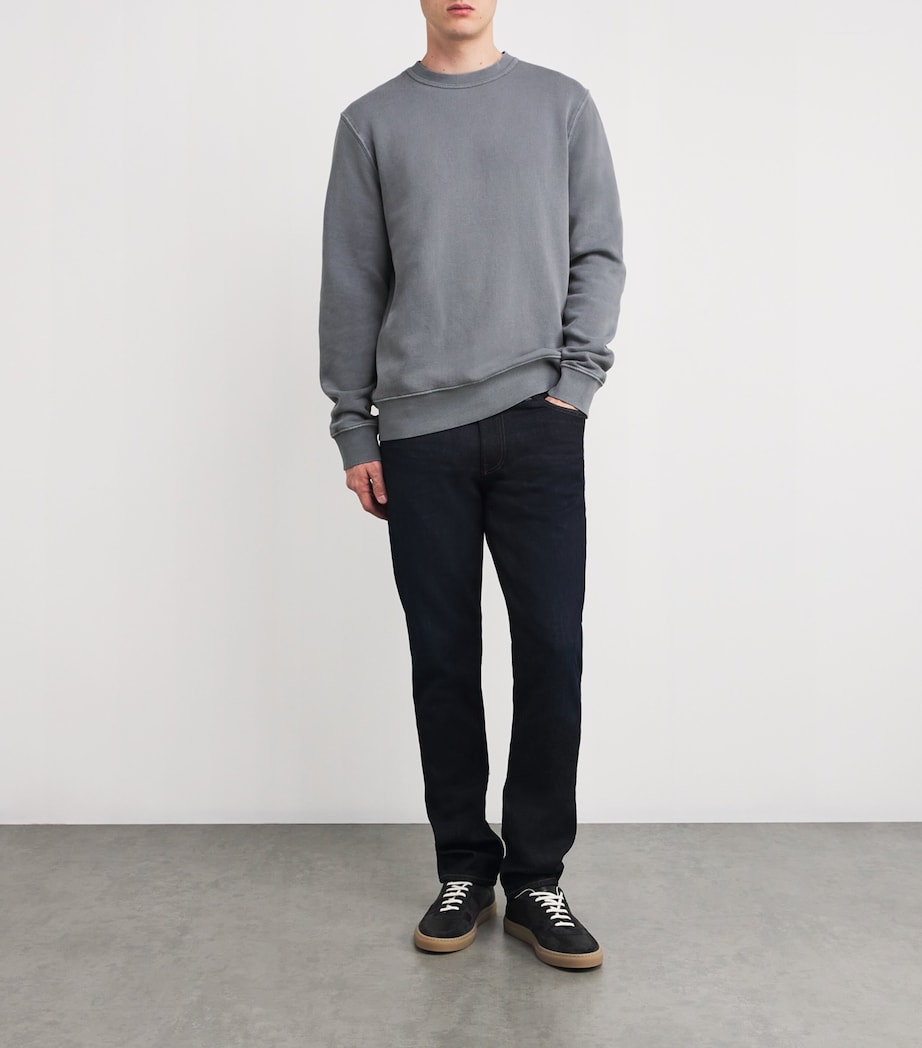 Cotton-Blend Vintage Sweatshirt HERON GREY Image 2