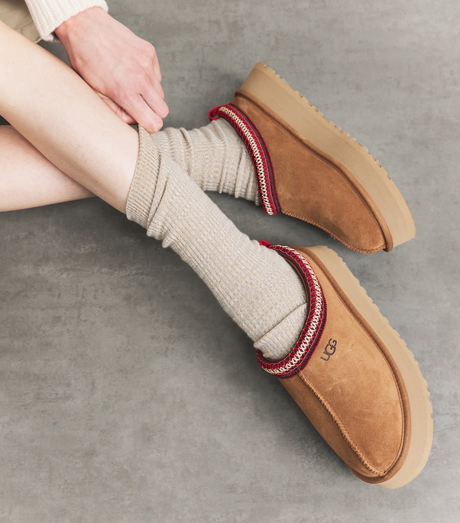 UGG Suede Tazz II Slippers Chestnut Image 2