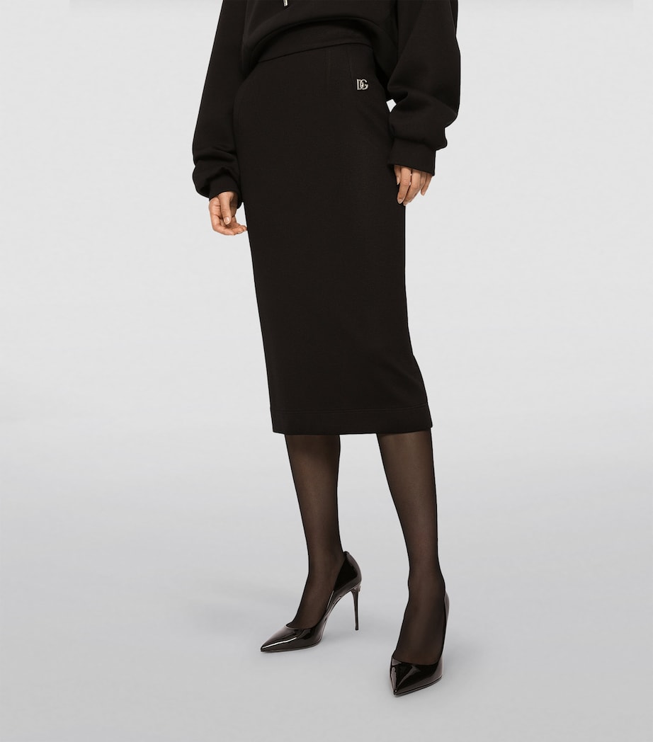 DG Millennials Pencil Skirt N0000-BLACK Image 5