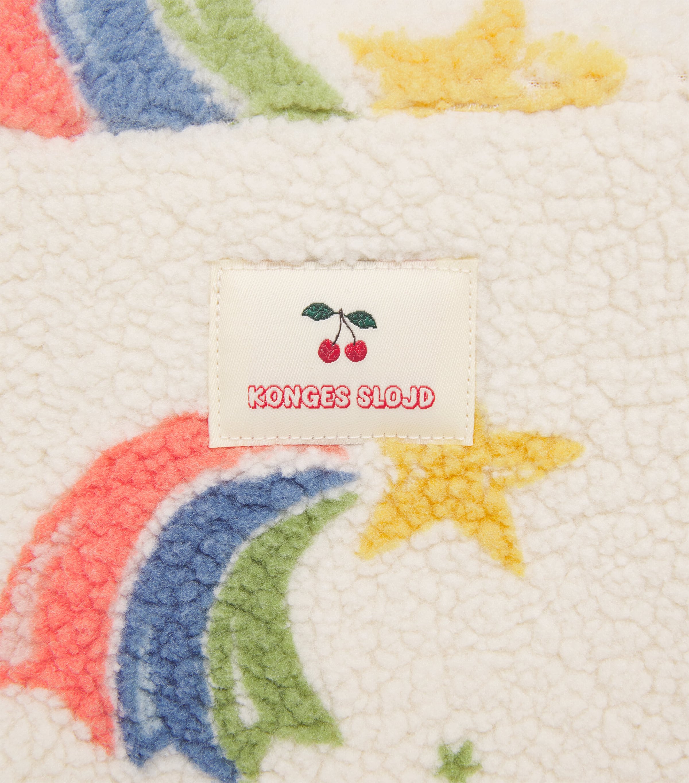 KONGES SLOJD Fleece Jody Teddy Half-Zip Jacket (9 Months-10 Years) Star Image 3