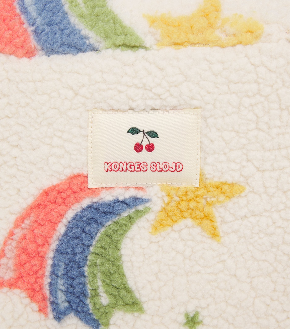 KONGES SLOJD Fleece Jody Teddy Half-Zip Jacket (9 Months-10 Years) Star Image 3