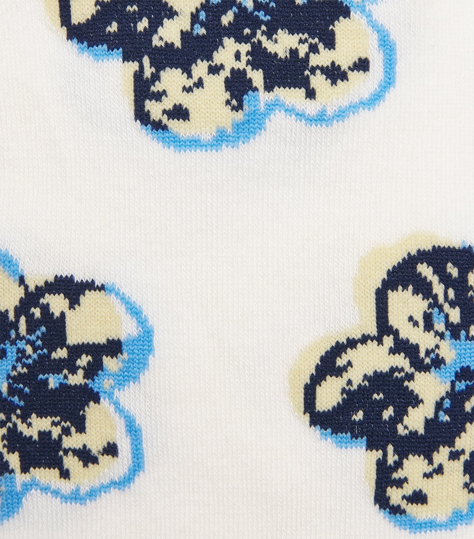 Paul Smith Mens Floral Socks White Image 2