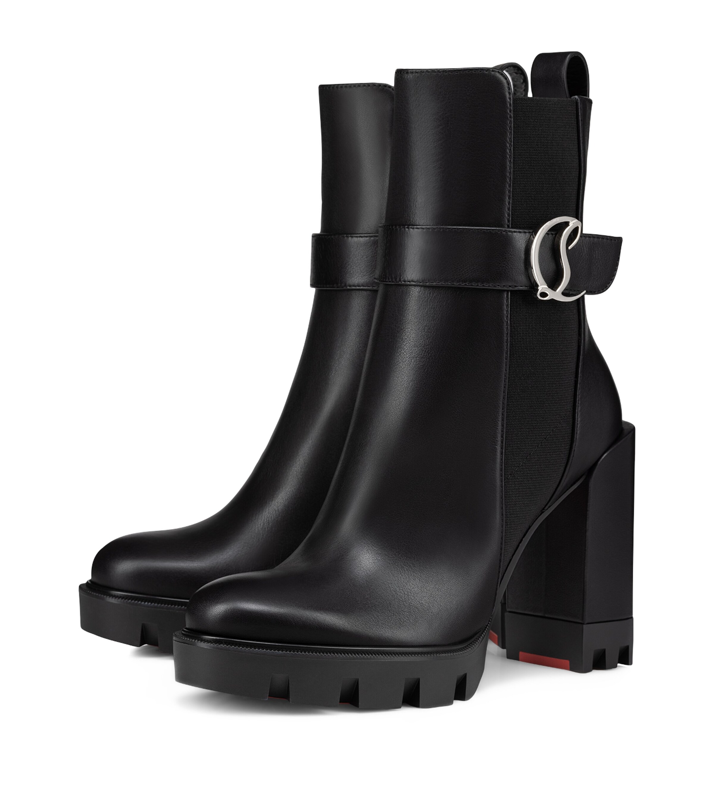サマーセール ミニグランド バンドル Christian Leather Lug Chelsea retailers CL Louboutin バッグ