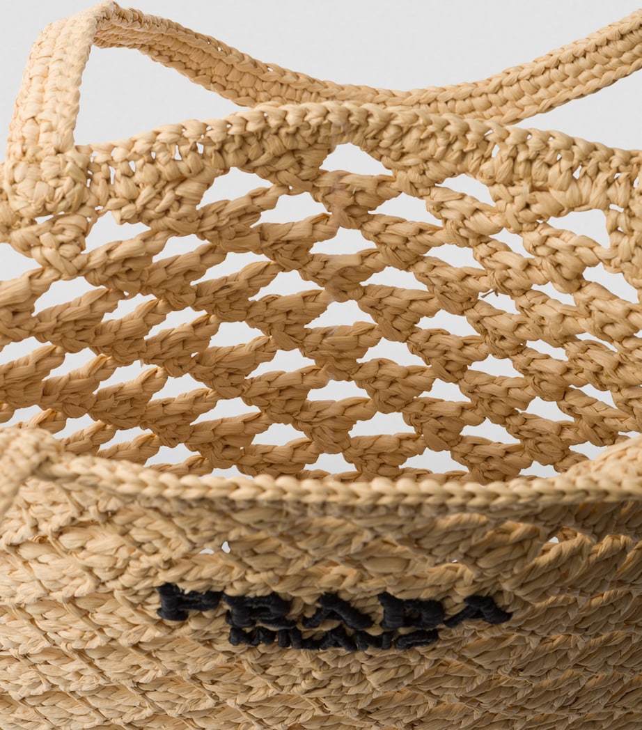 Prada Crochet Tote Bag Image 4