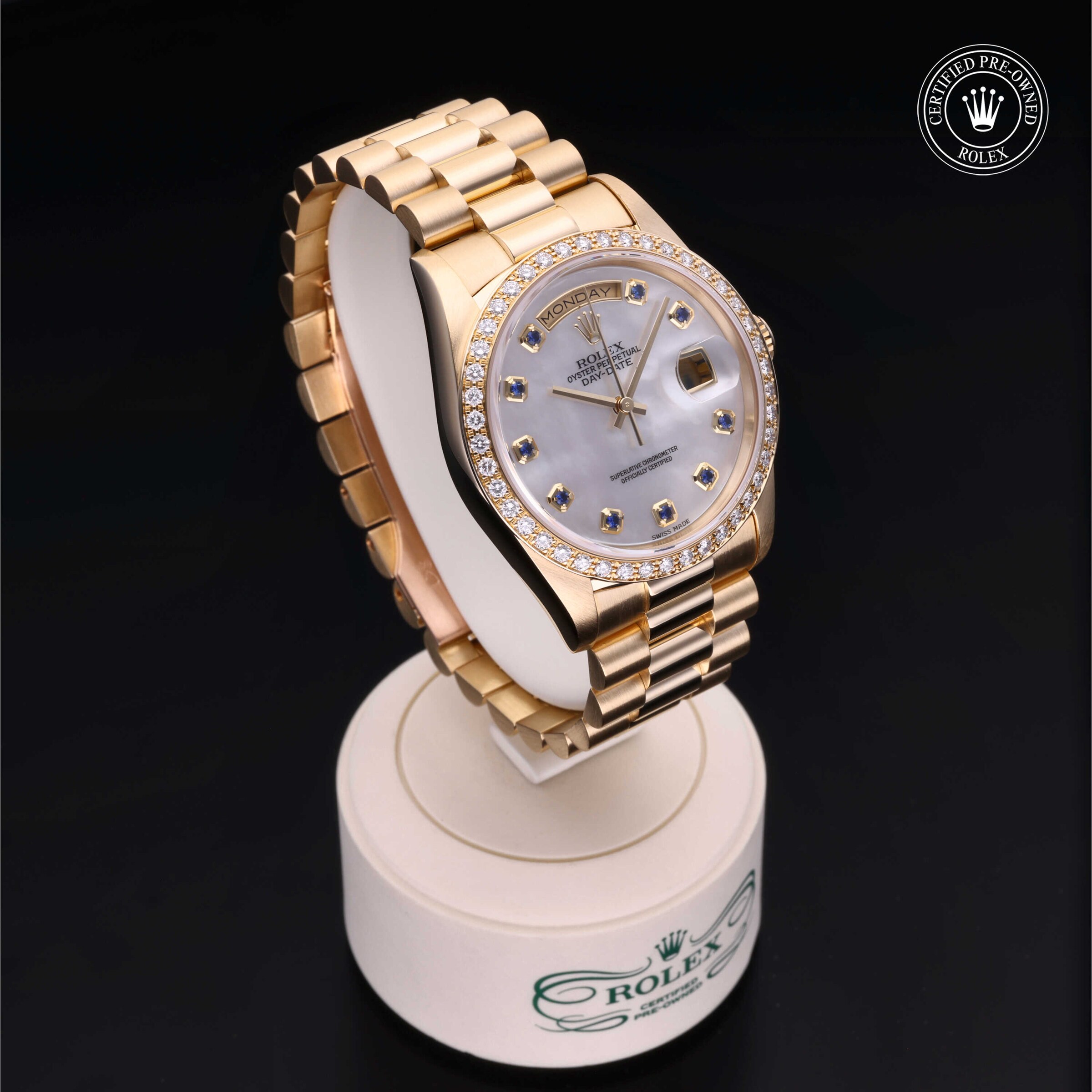 Model image: rolex-certified-pre-owned-Oyster Perpetual Day-Date-36mm-18ct Yellow Gold-1980s-18348