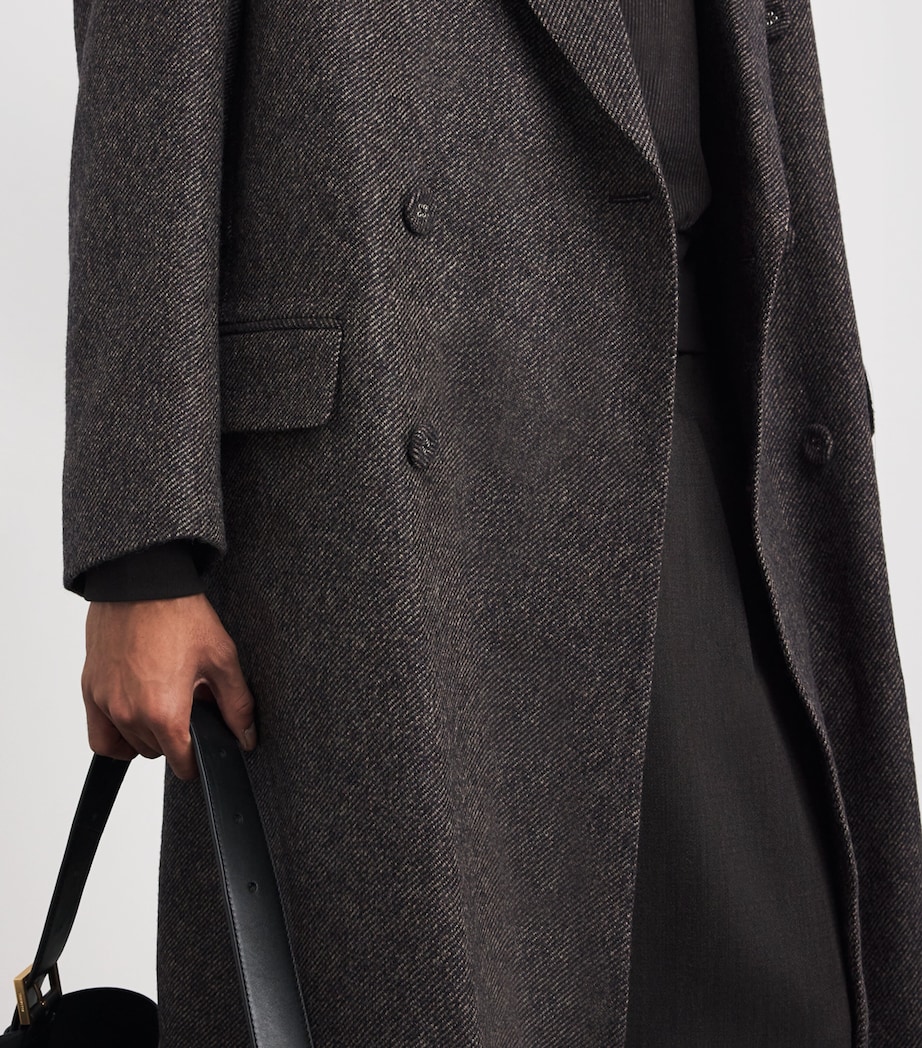 Wool Mayfair Coat GREY MELANGE Image 6