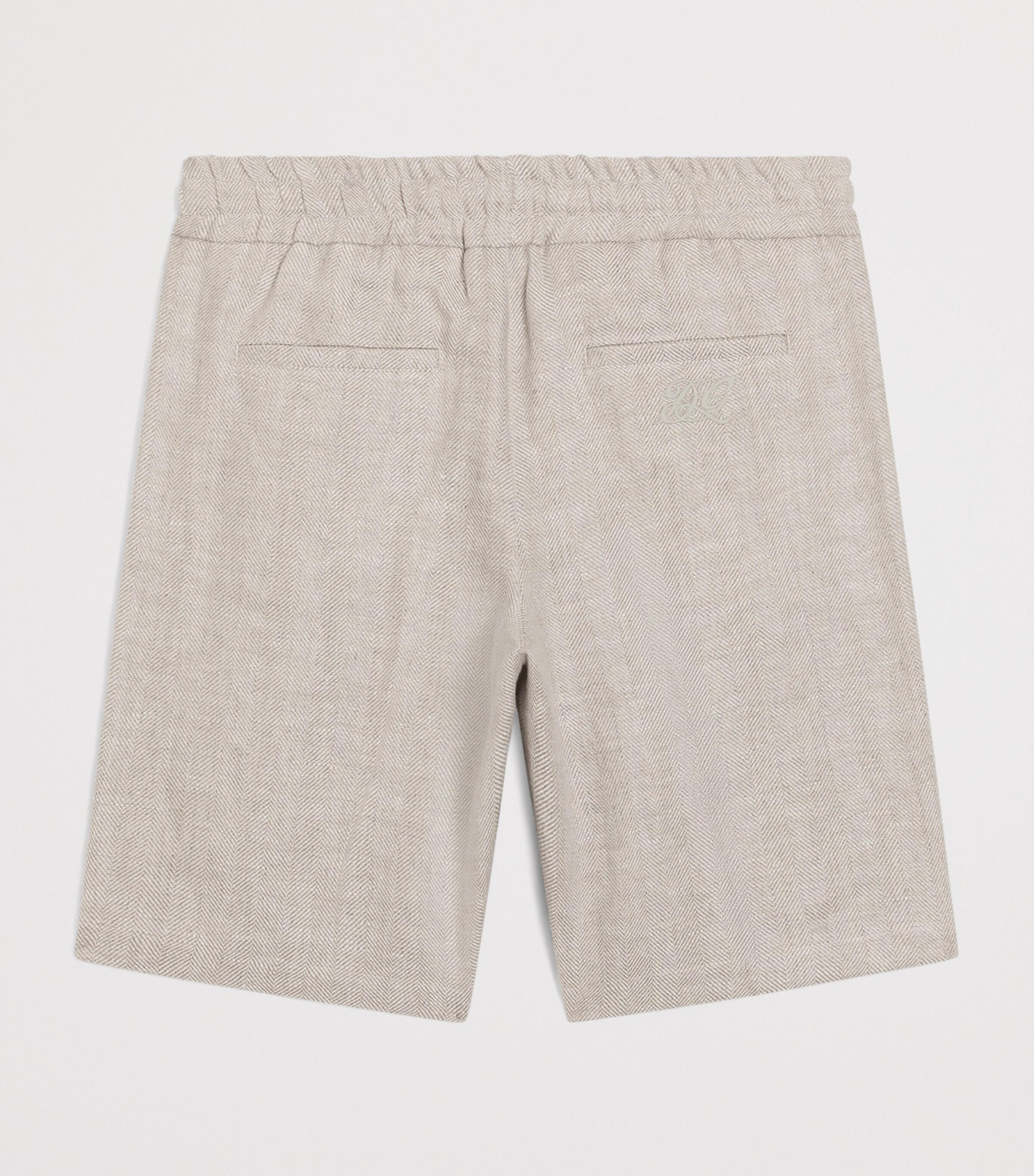 Dolce&Gabbana Kids Linen Bermuda Shorts (8-14 Years) Fantasy (not P Image 2