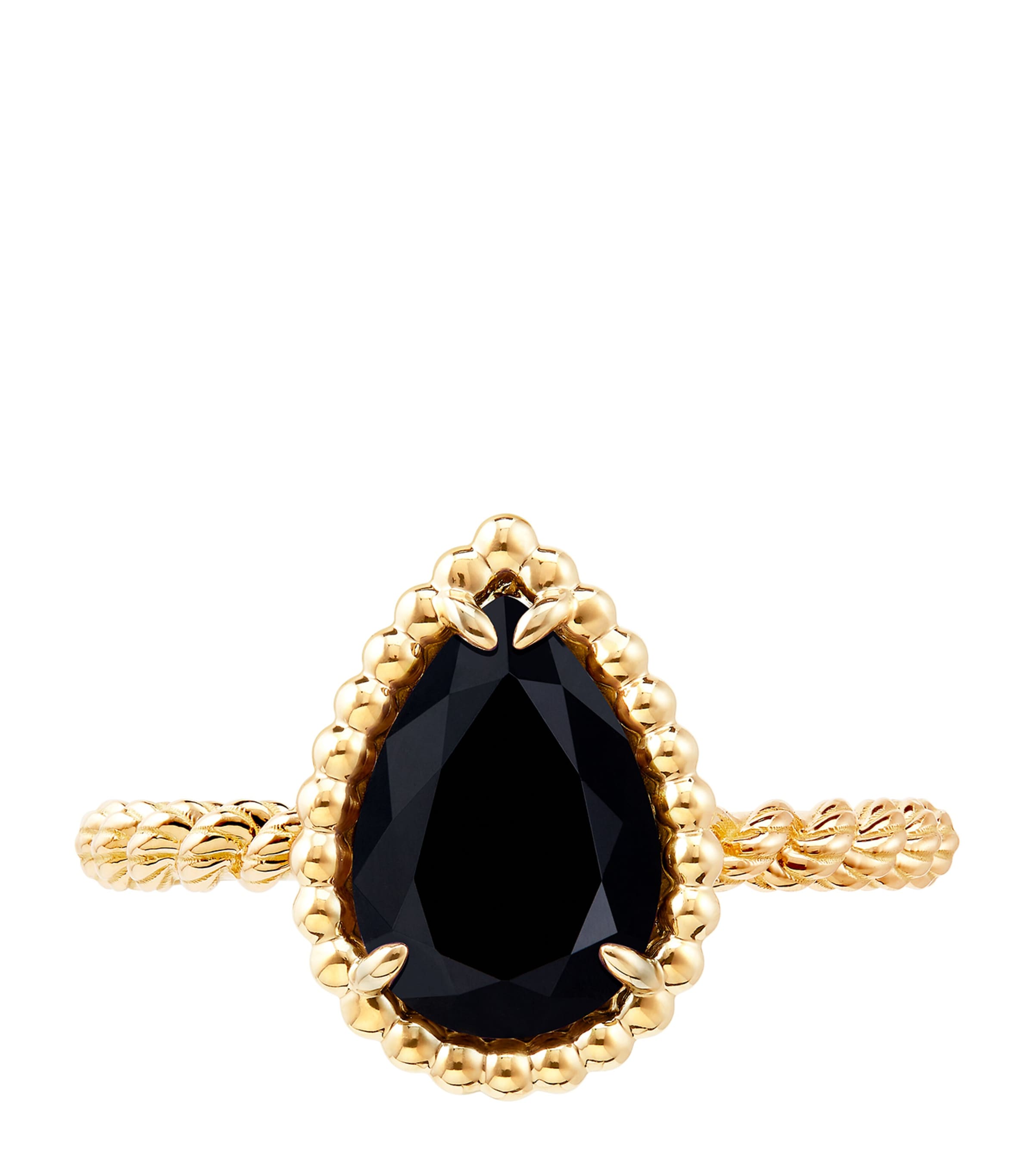Boucheron Small Yellow Gold and Onyx Serpent Bohème Ring Yellow Gold Image 1