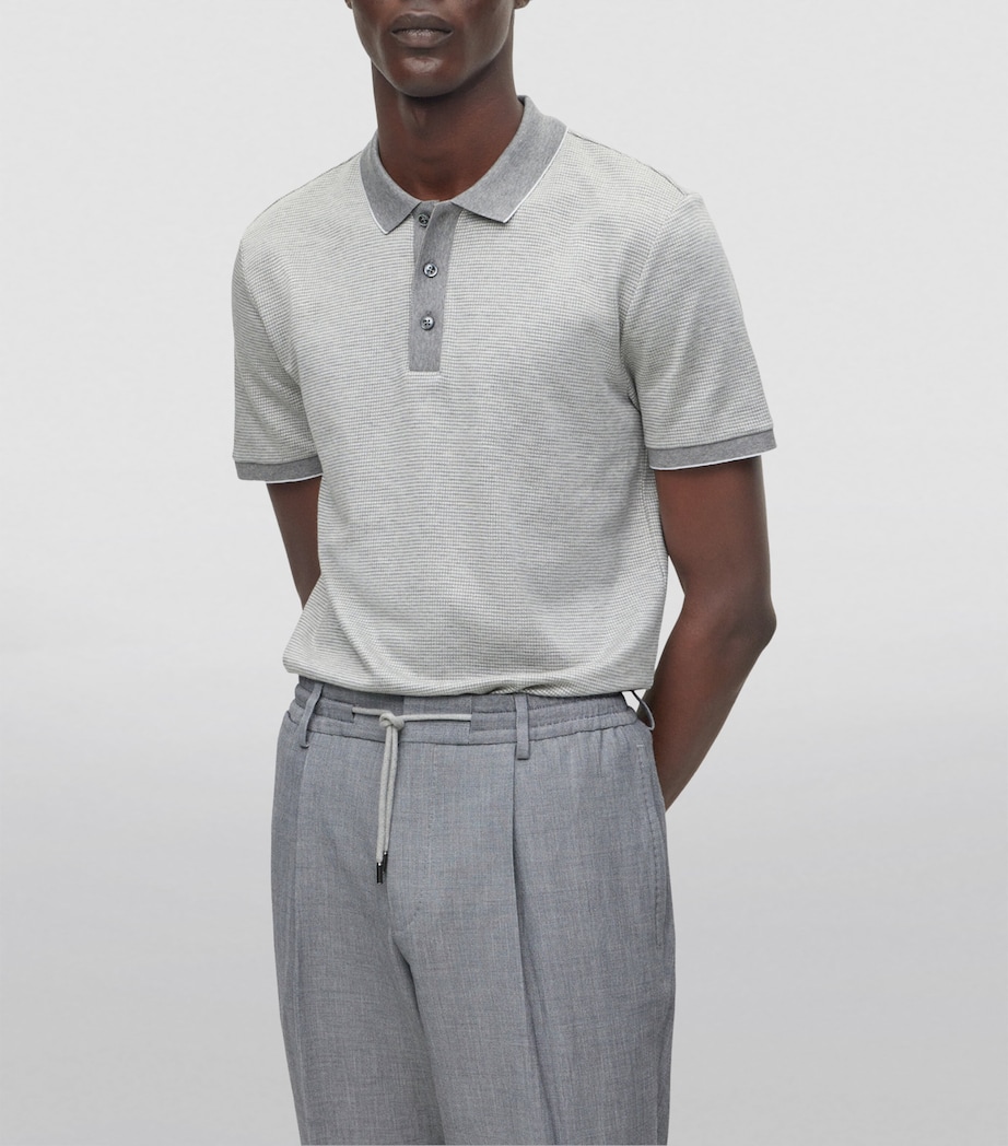 Cotton-Silk Polo Shirt 041 Image 3