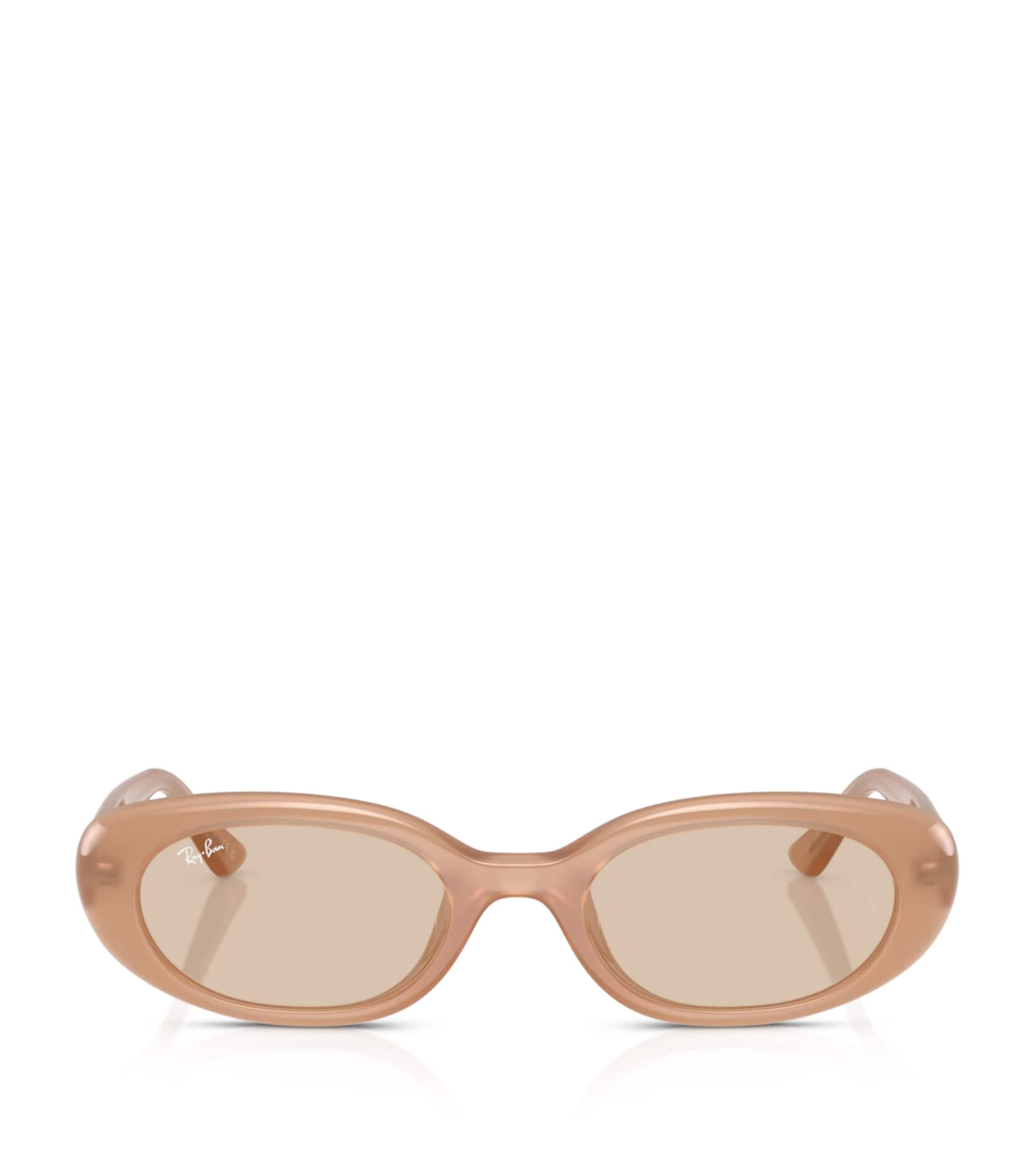 Ray-Ban Injected Oval Sunglasses Brown Image 1