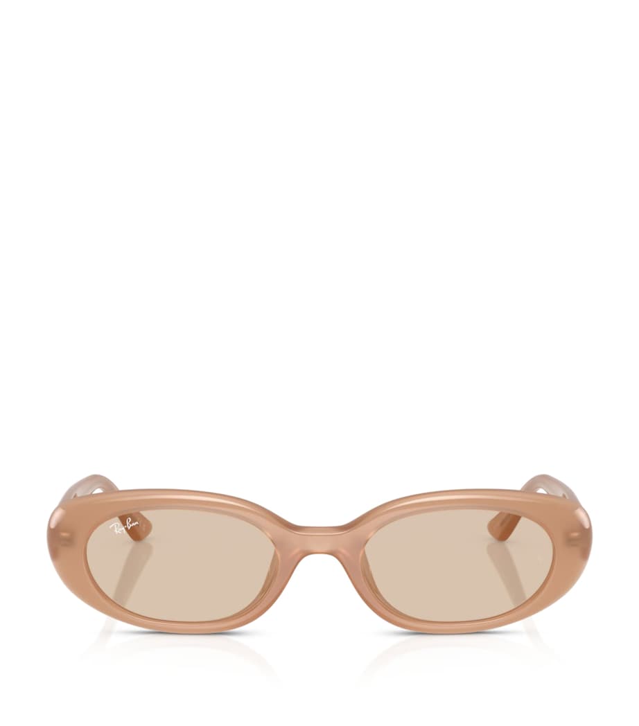 Ray-Ban Injected Oval Sunglasses Brown Image 1