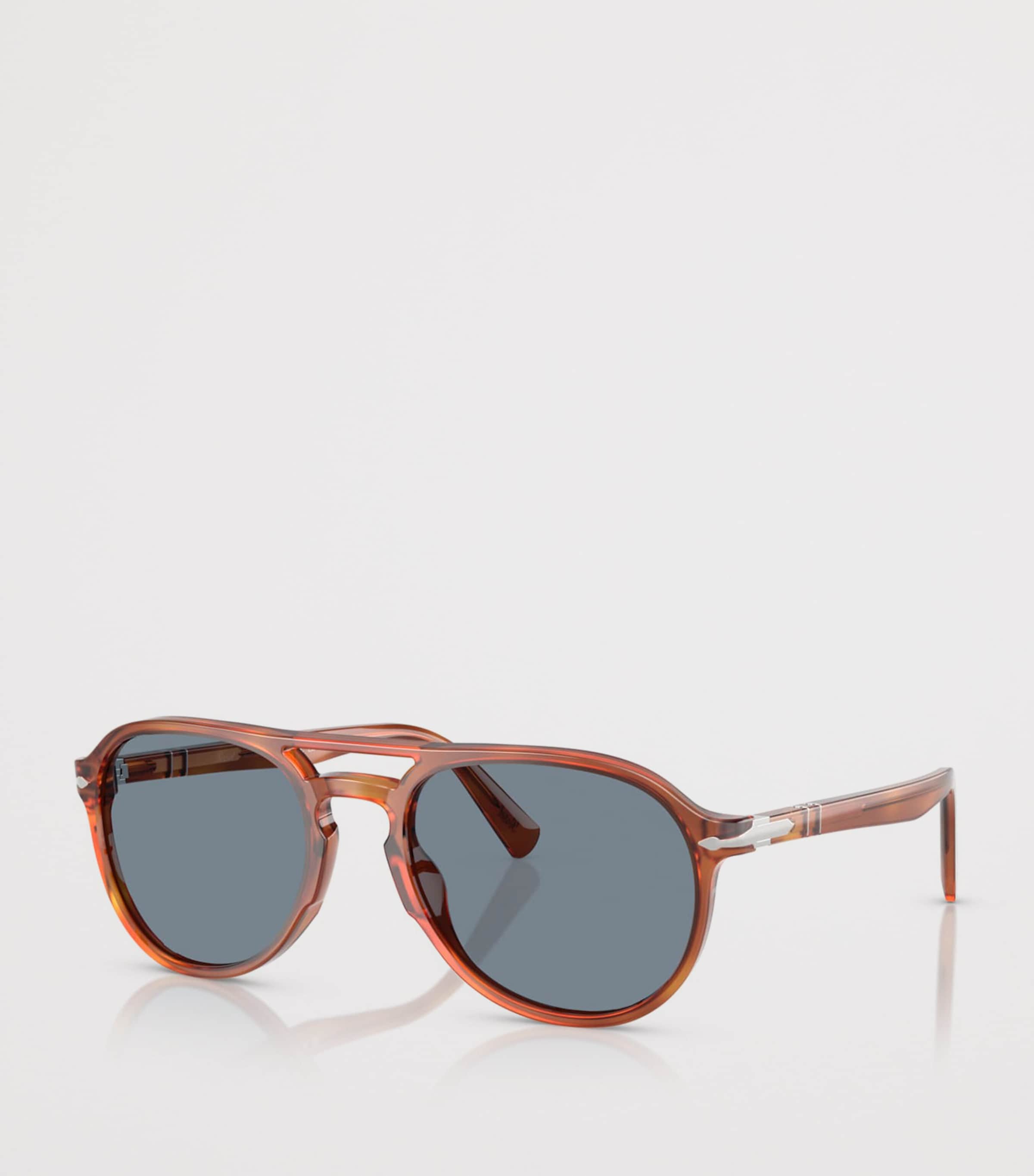 Persol Acetate Pilot Sunglasses Brown Image 2