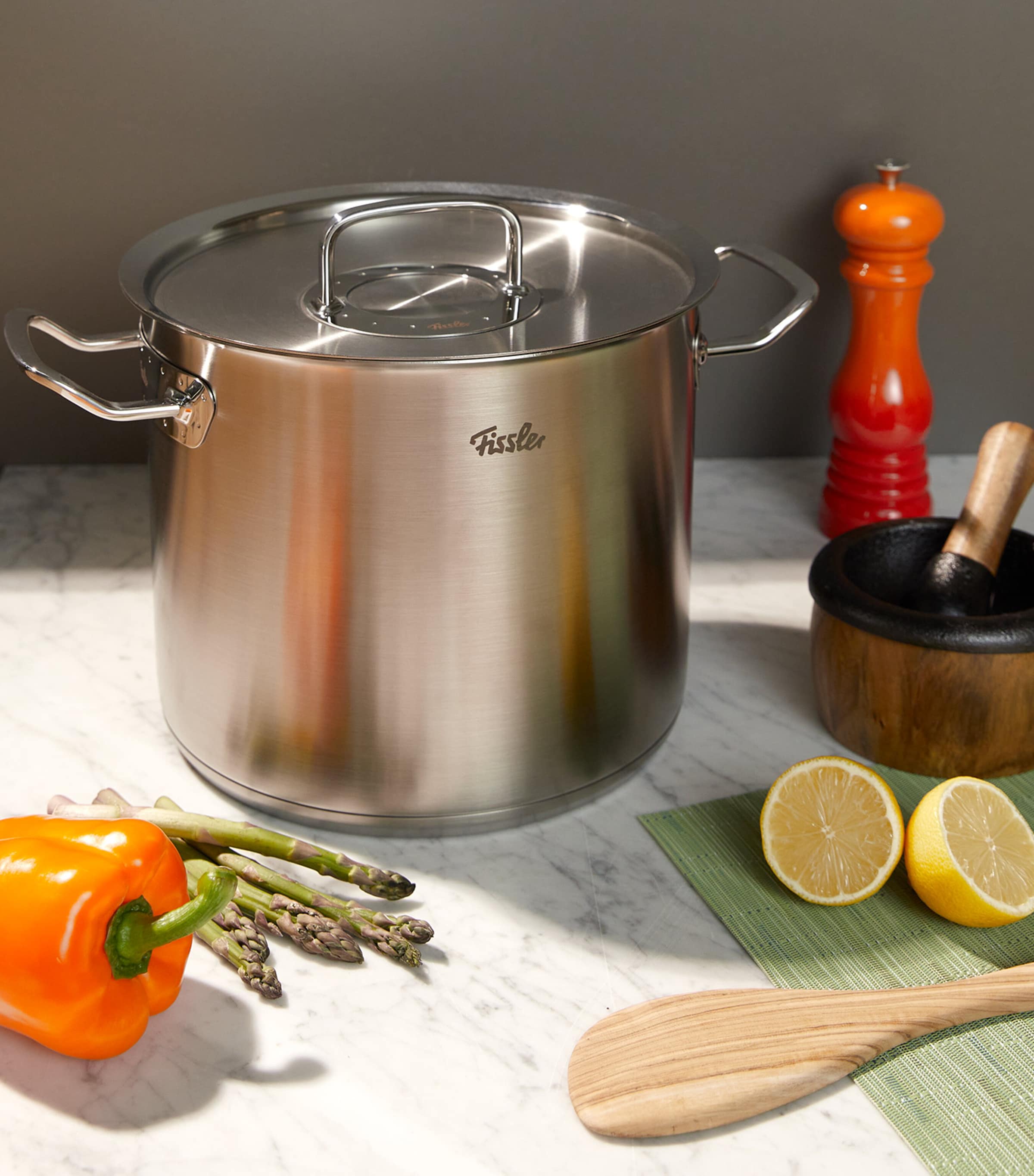 Original Profi Collection 2.0 High Stew Pot (24cm) STAINLESS STEEL Image 2