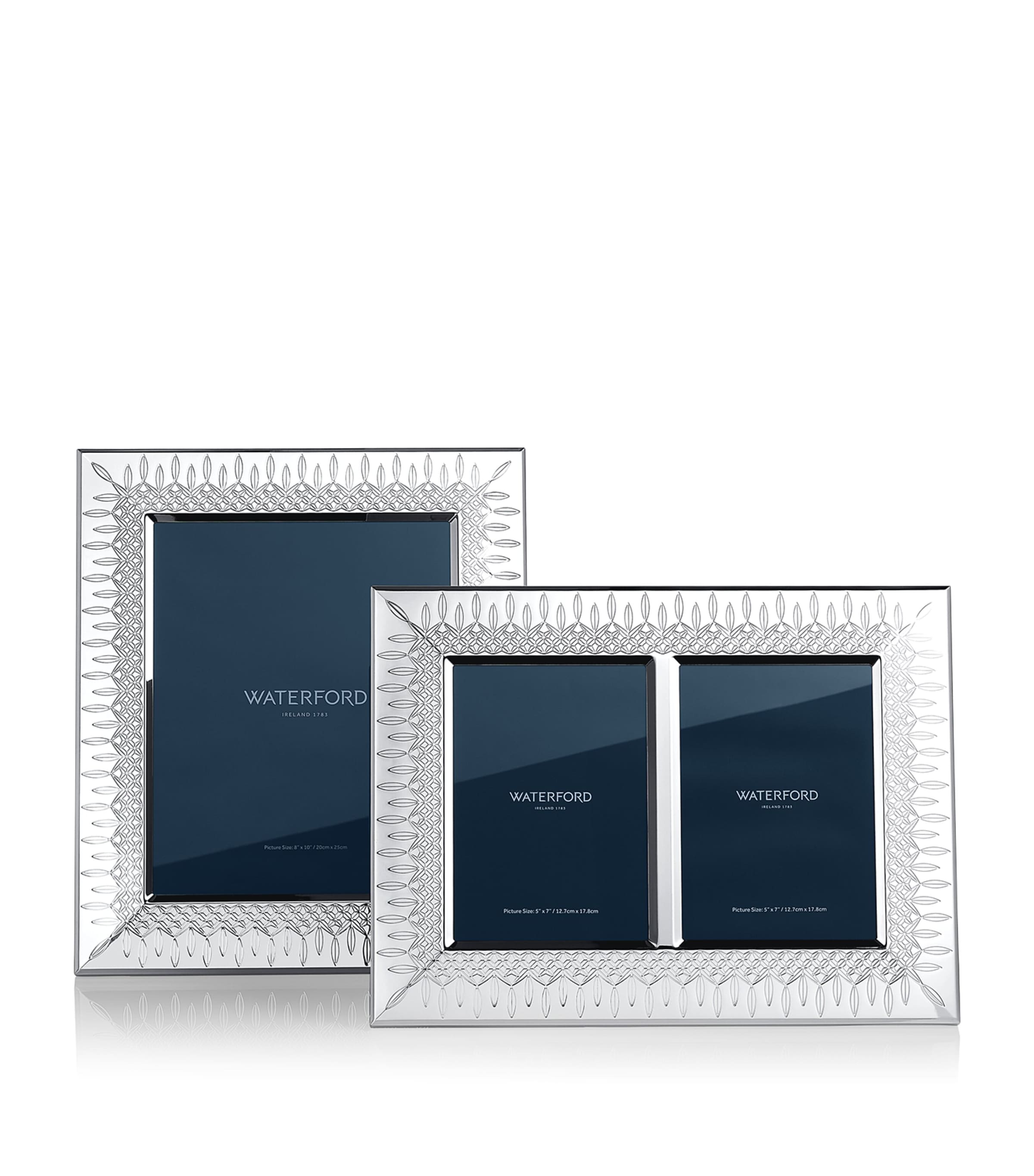 Waterford Silver-Plated Lismore Photo Frame (8" x 10") Silver Image 1