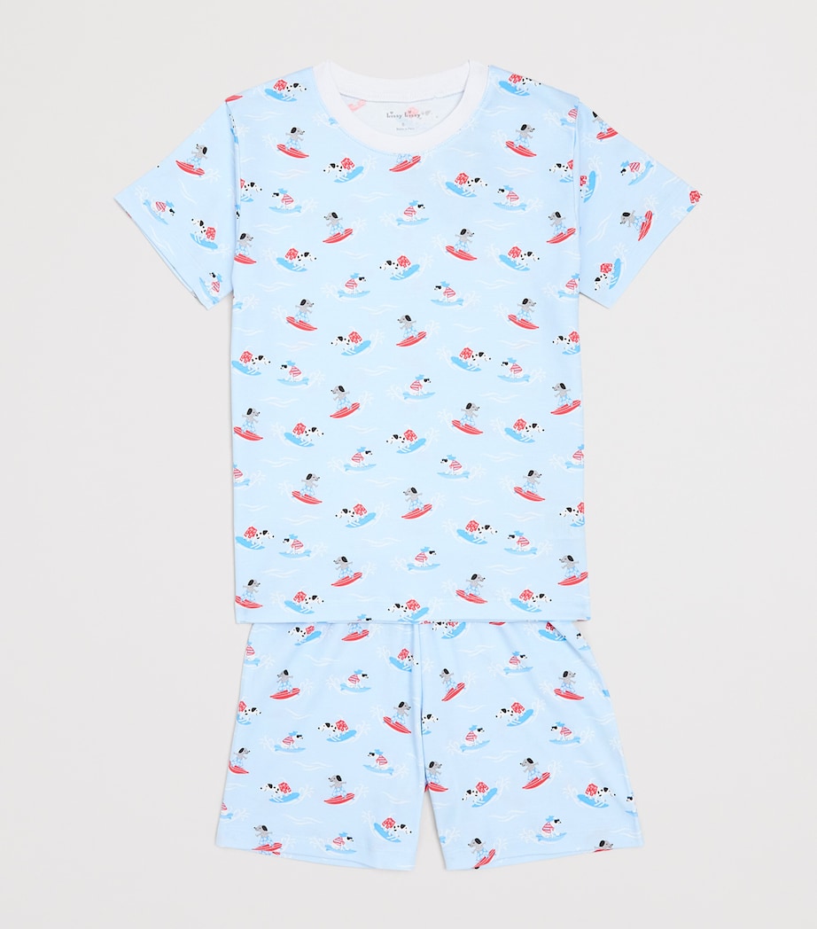 Kissy Kissy Pima Cotton Beach Pups Pyjama Top (2-6 Years) Beach Pups Image 3